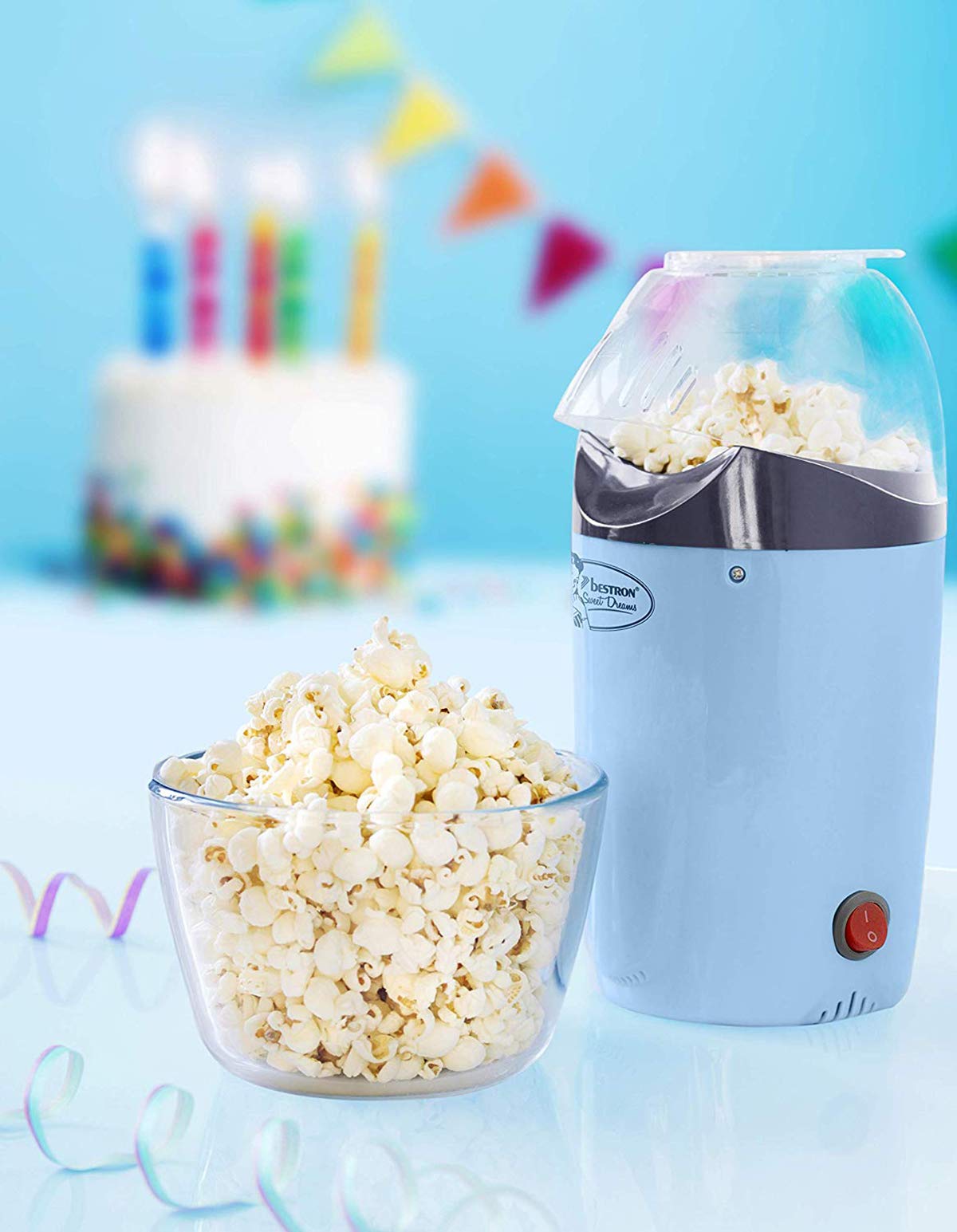 bestron-apc1007-machine-pop-corn-air-chaud-jusqu-50-g-sans-mati-re-grasse-1200-w image 8