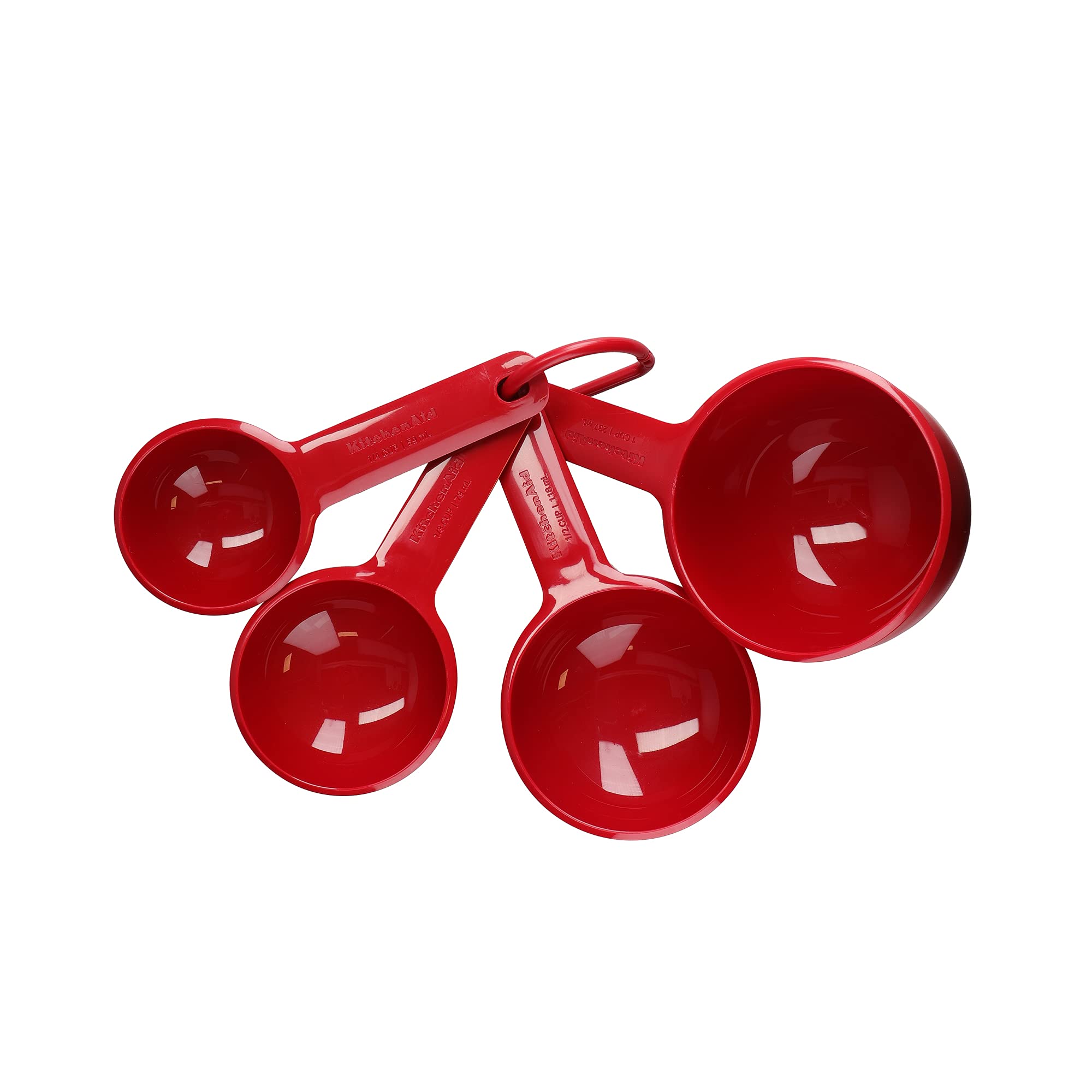 kitchenaid-set-de-4-tasses-mesurer-empilables-rouge-graduations-ml-et-conversion image 1