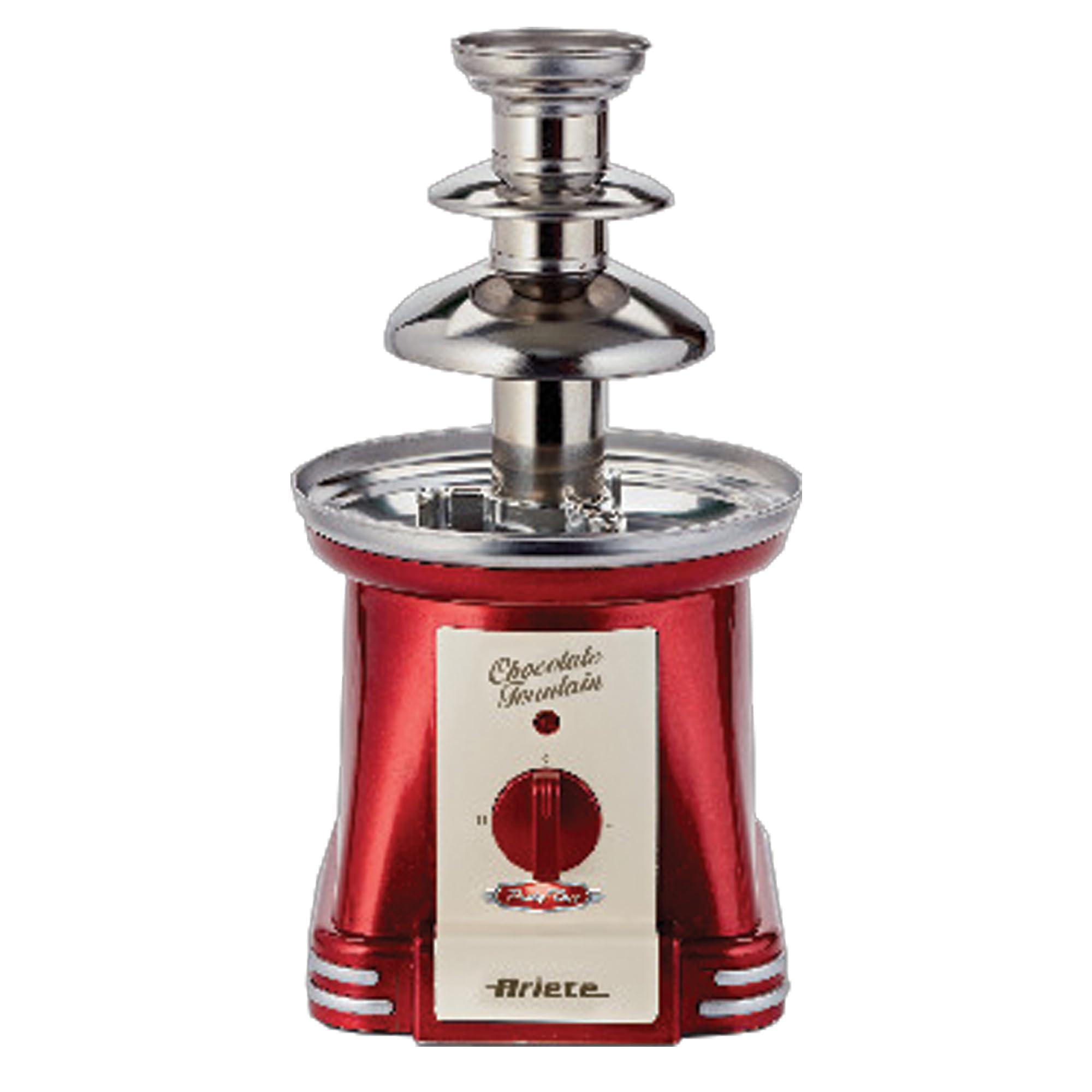 ariete-2962-party-time-fontaine-chocolat-90-w-avec-tour-en-acier-inoxydable-roug image 2