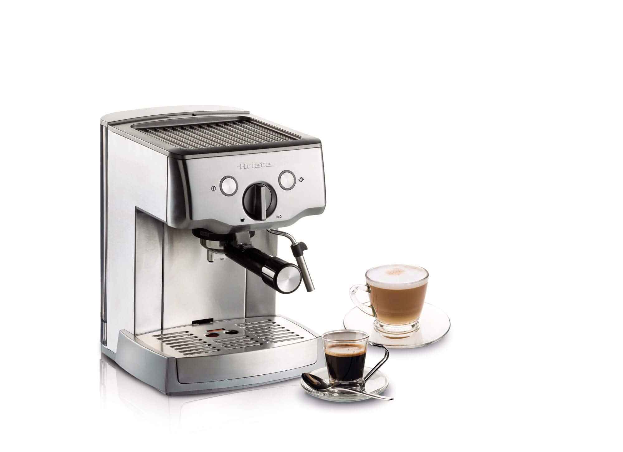 ariete-metal-line-cafe-machine-expresso-corps-acier-inoxydable-caf-moulu-ou-dose image 2
