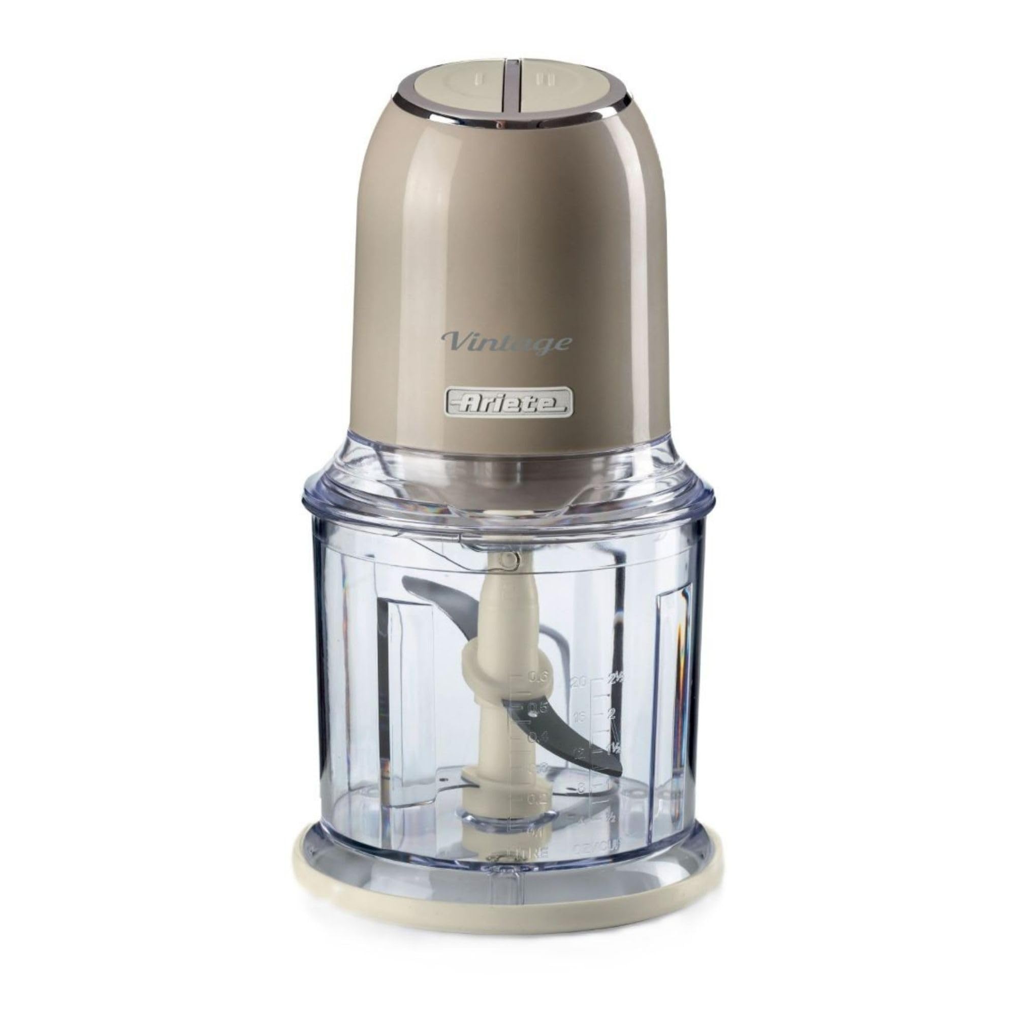 ariete-vintage-438-hachoir-lectrique-multifonction-600-ml-4-lames-inox-2-vitesse image 1