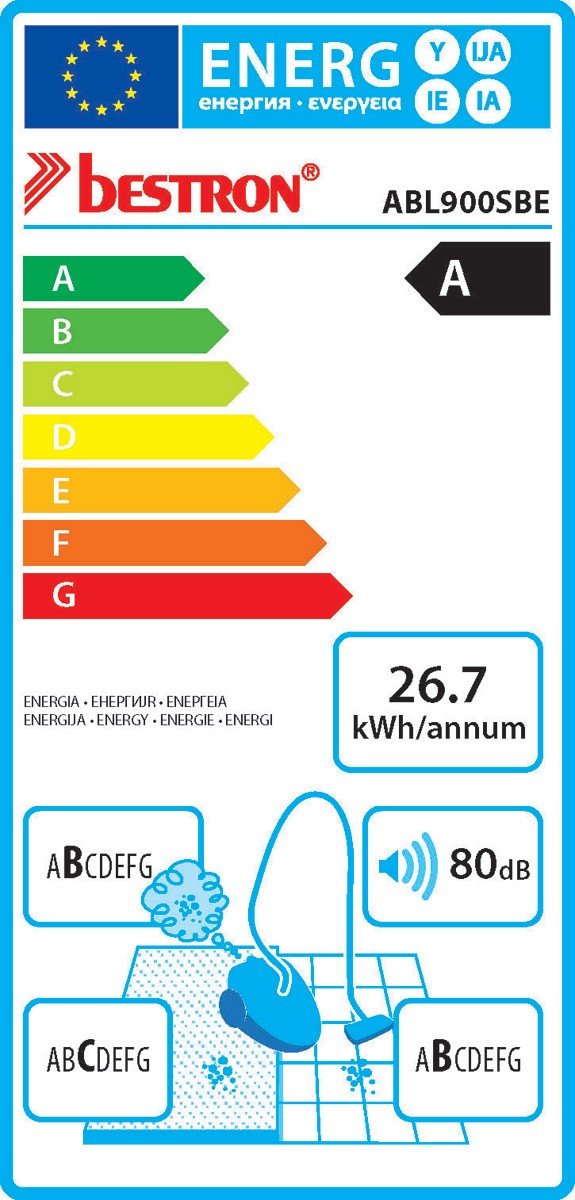 bestron-abl900sbe-aspirateur-tra-neau-sans-sac-1000-w-1-5-l-hepa-lavable-argent- image 7