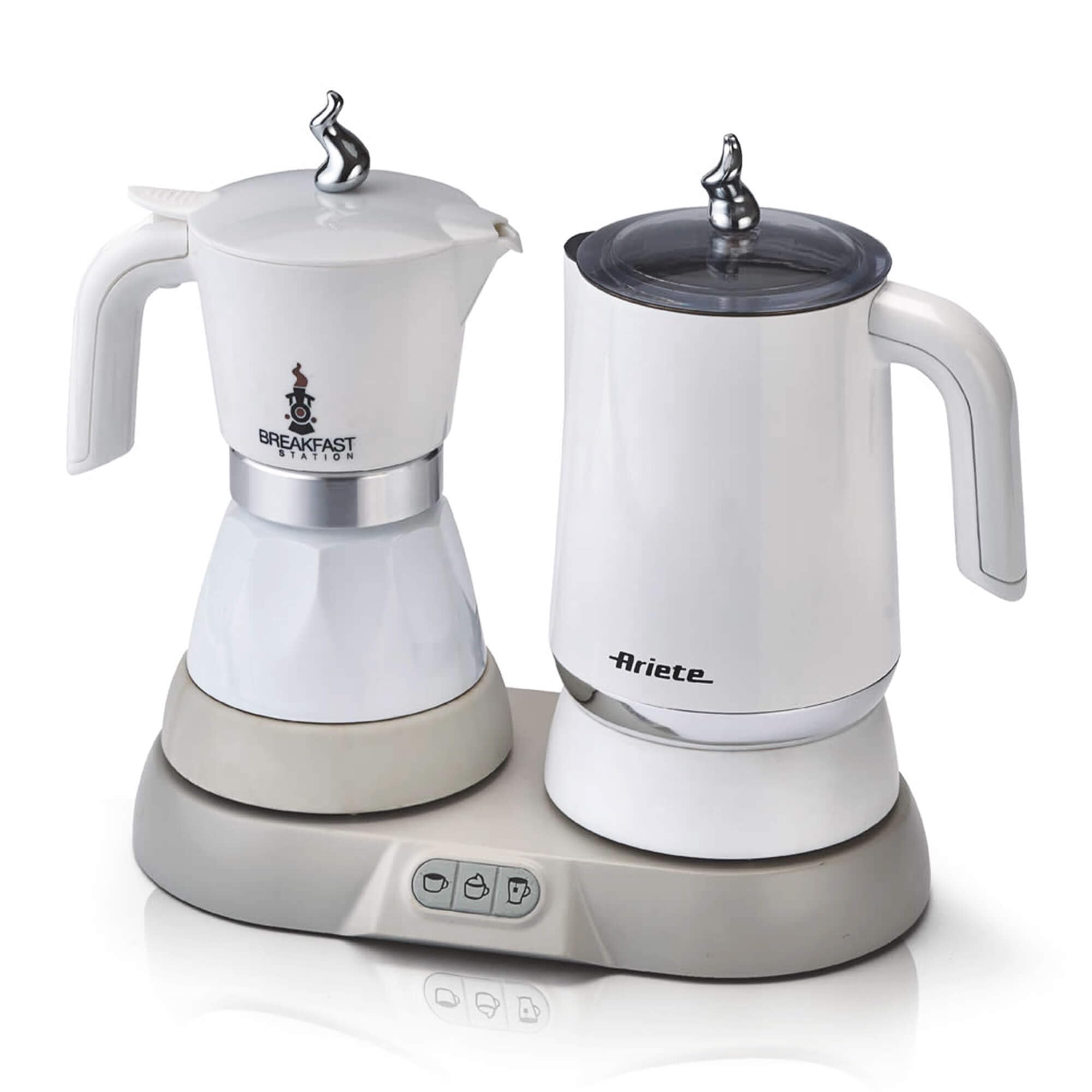 ariete-1344-breakfast-station-station-petit-d-jeuner-3-en-1-cafeti-re-mousseur-l image 1