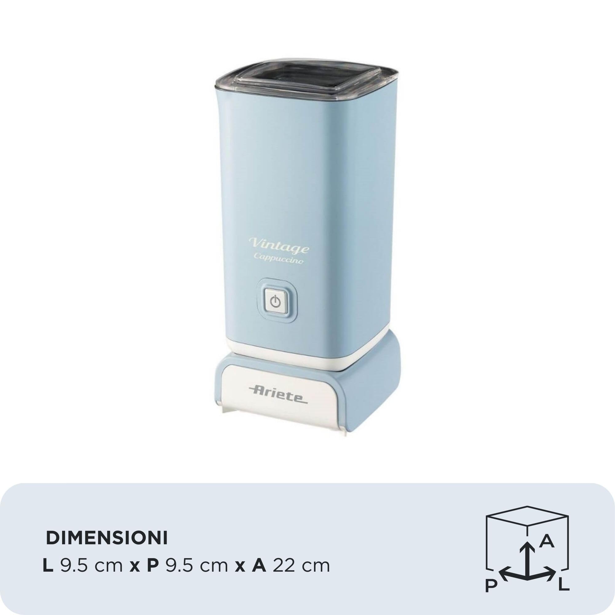ariete-2878-cappuccinatore-vintage-mousseur-lait-lectrique-r-tro-cappuccino-et-c image 3