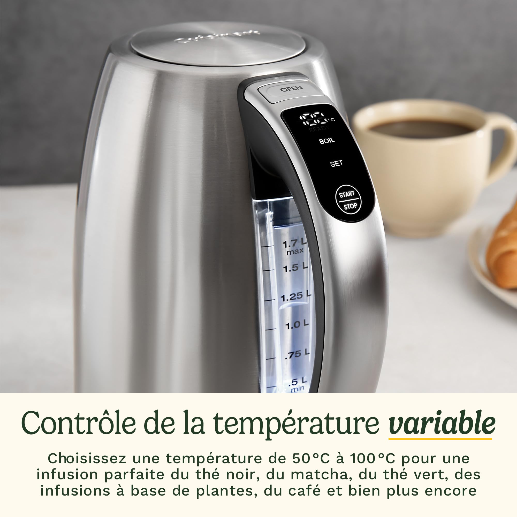 cuisinart-smartelite-bouilloire-lectrique-1-7-l-inox-cran-tactile-temp-rature-r- image 3