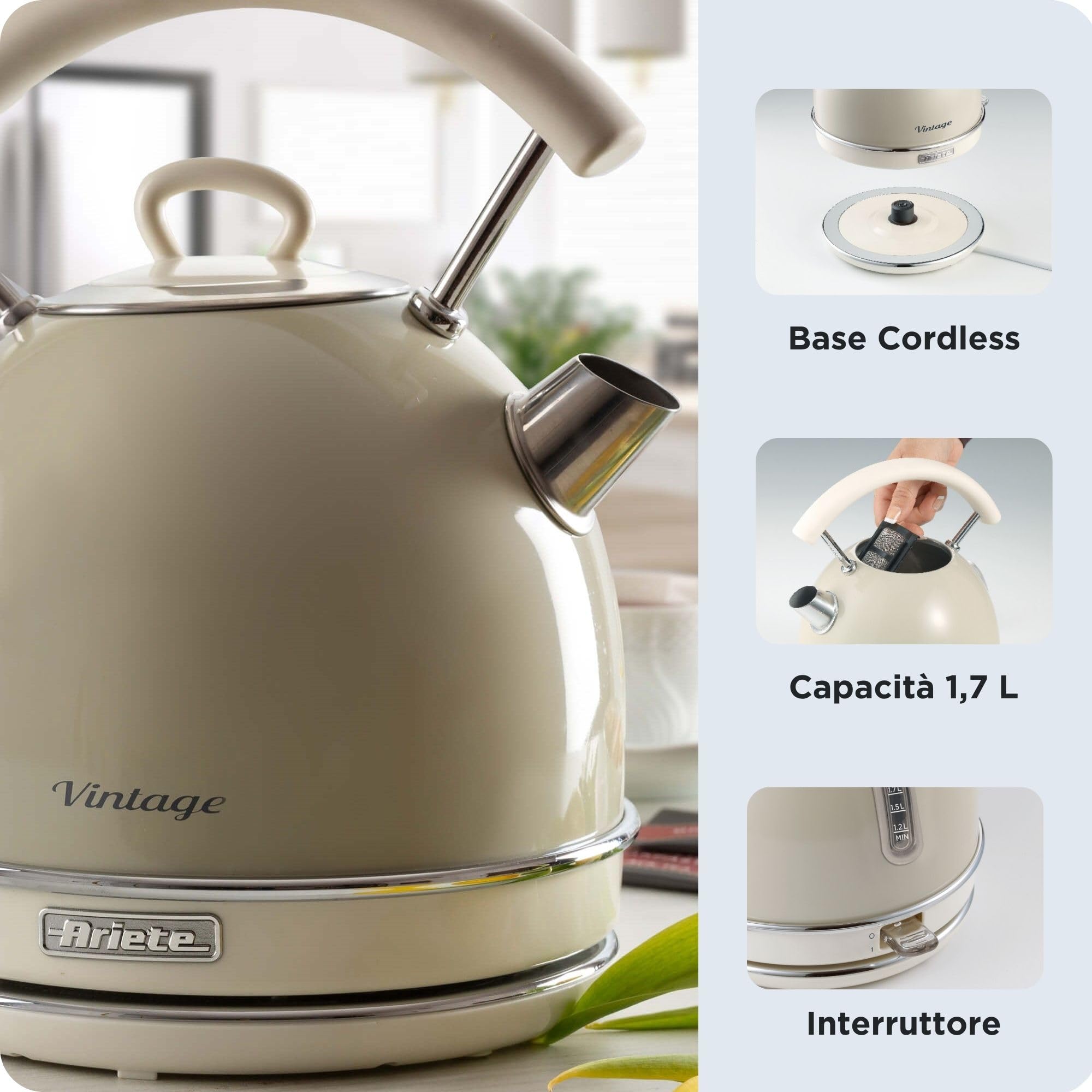 ariete-vintage-2877-bouilloire-lectrique-1-7-l-en-acier-inoxydable-2000w-base-sa image 4