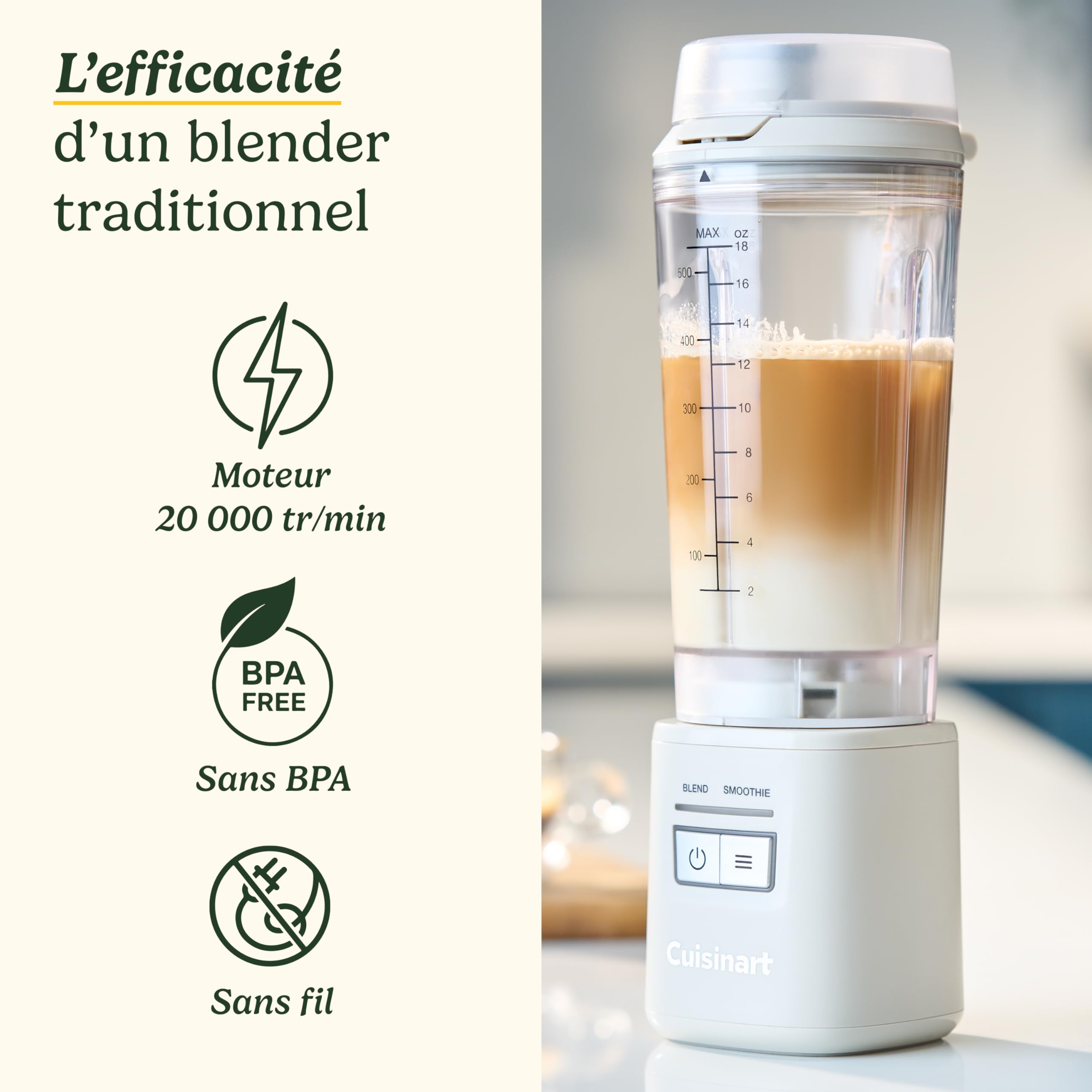 cuisinart-blast-go-blender-portable-sans-fil-usb-c-gobelet-500-ml-sans-bpa-20-00 image 2