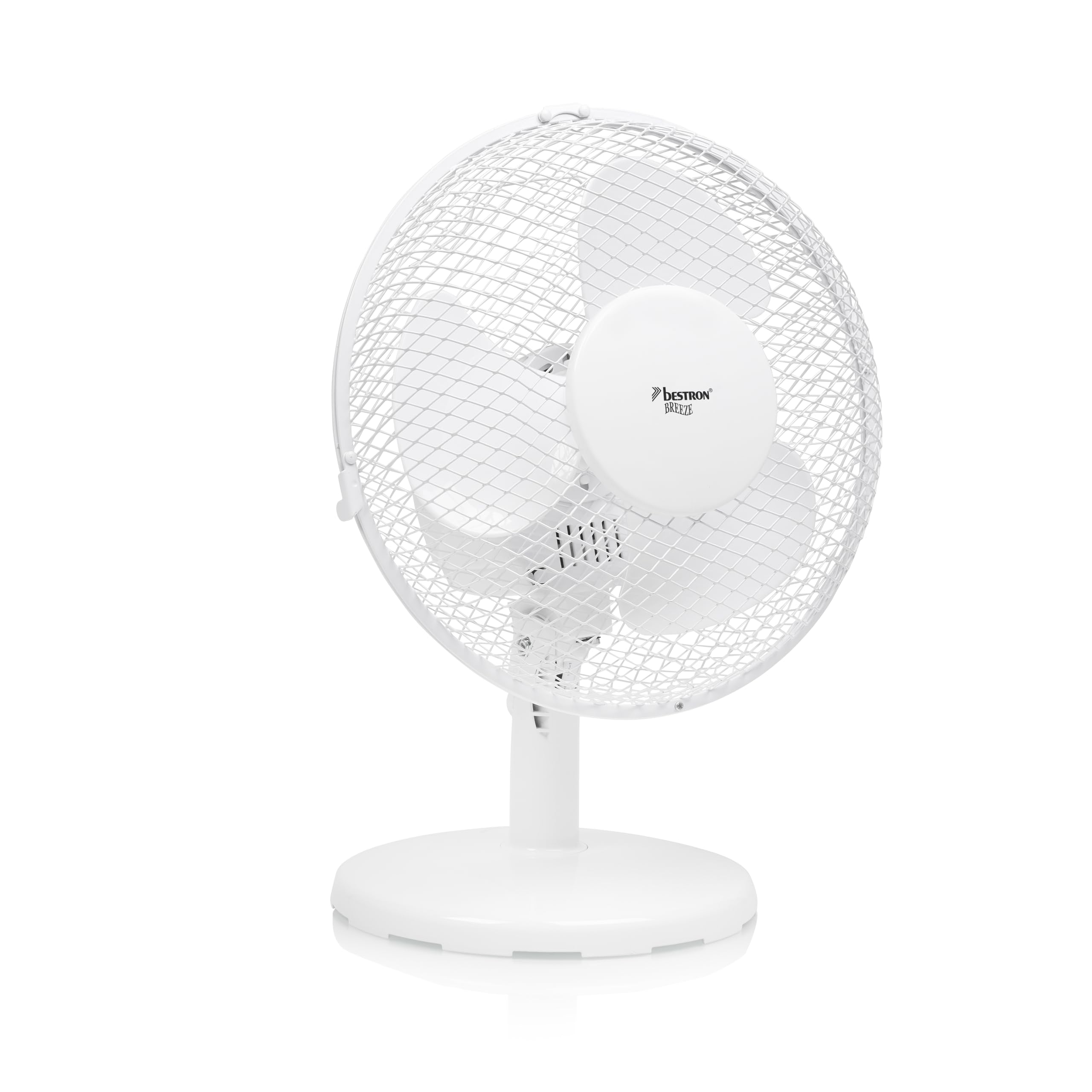 bestron-ddf27w-ventilateur-de-table-27-cm-oscillation-75-2-vitesses-30-w-blanc image 5