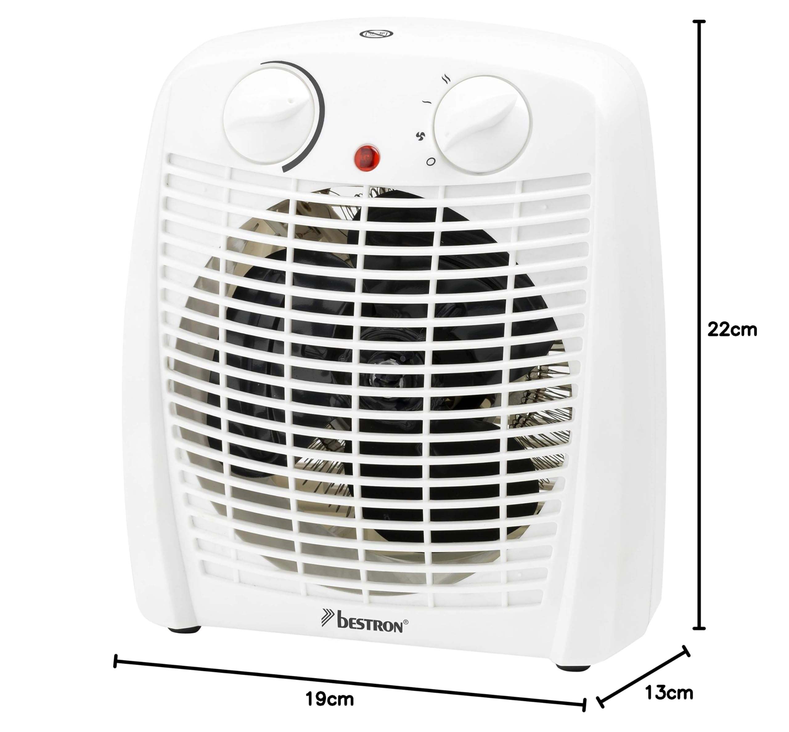 bestron-winter-warm-afh211w-radiateur-soufflant-lectrique-2000-w-4-positions-the image 3