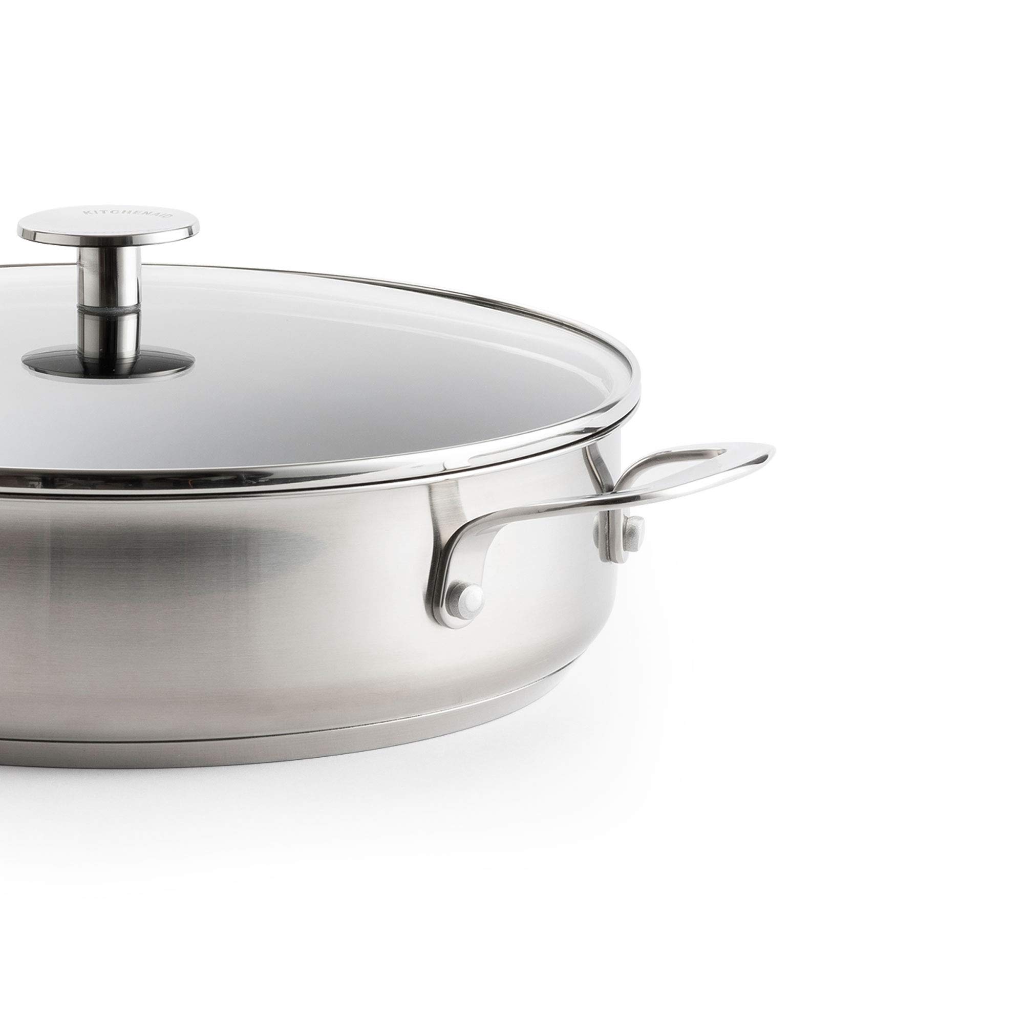 kitchenaid-stainless-steel-sauteuse-antiadh-sive-3-couches-28-cm-4-3-l-avec-couv image 2