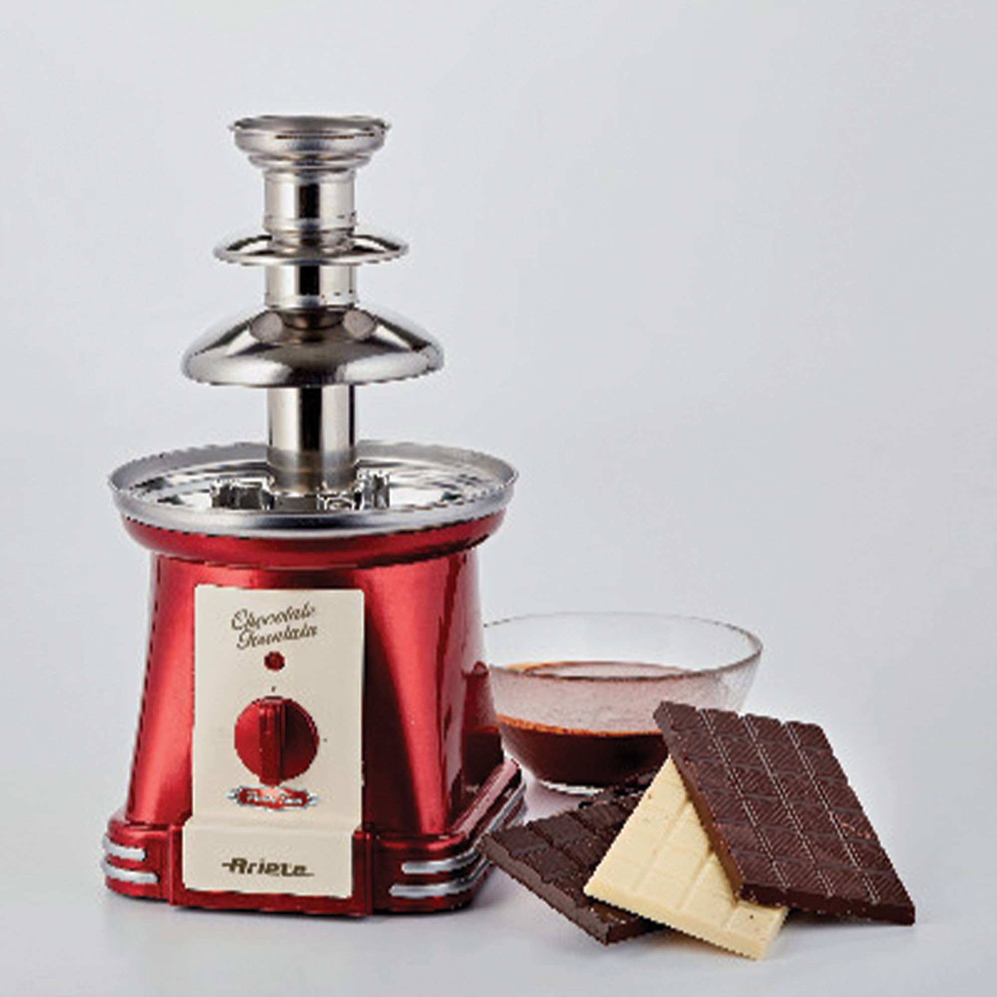 ariete-2962-party-time-fontaine-chocolat-90-w-avec-tour-en-acier-inoxydable-roug image 3
