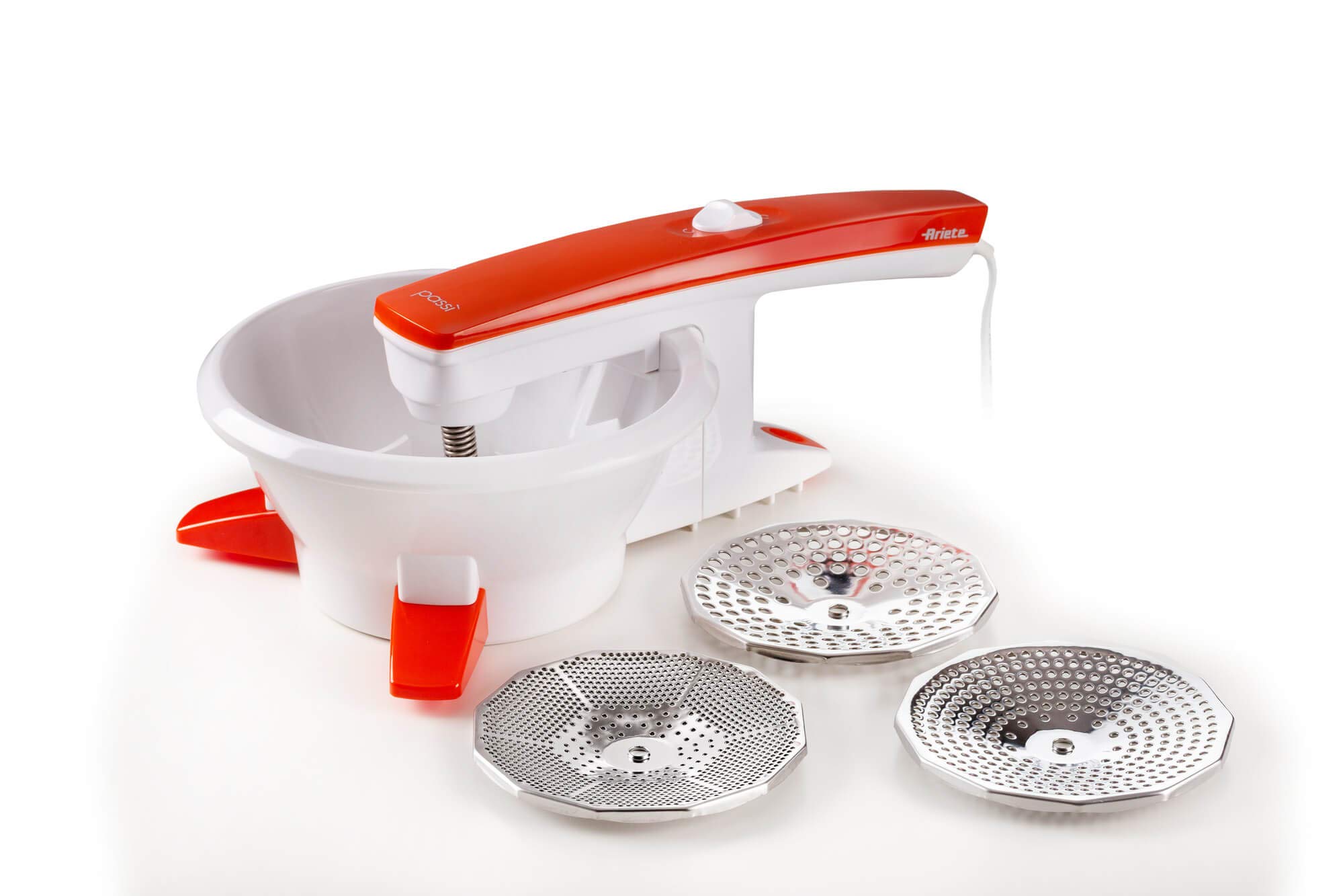 ariete-pass-orange-2-0-261-moulin-l-gumes-lectrique-3-disques-d-montable-et-lava image 3