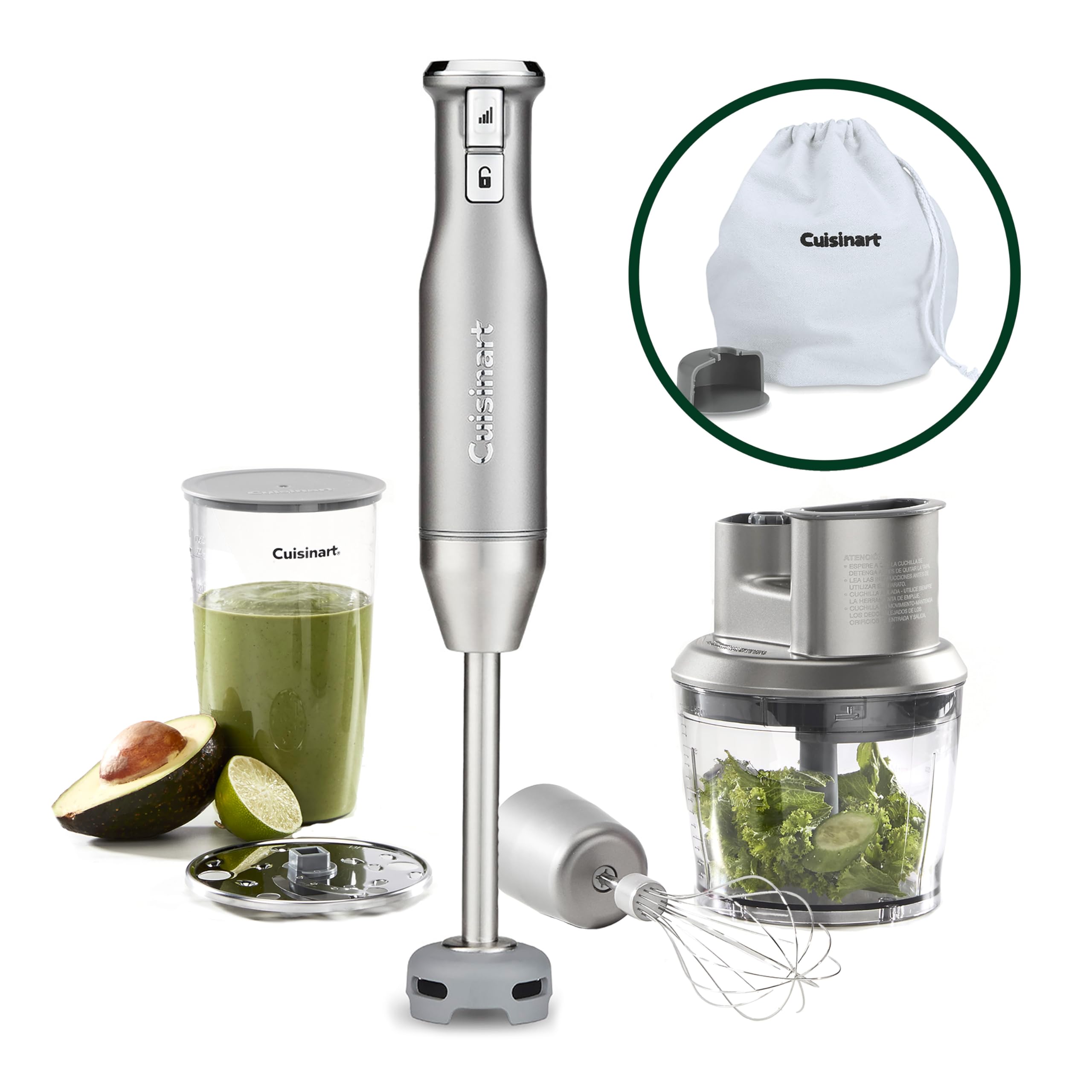cuisinart-power-blend-mixeur-plongeant-400-w-3-en-1-avec-bol-robot-950-ml-fouet- image 2