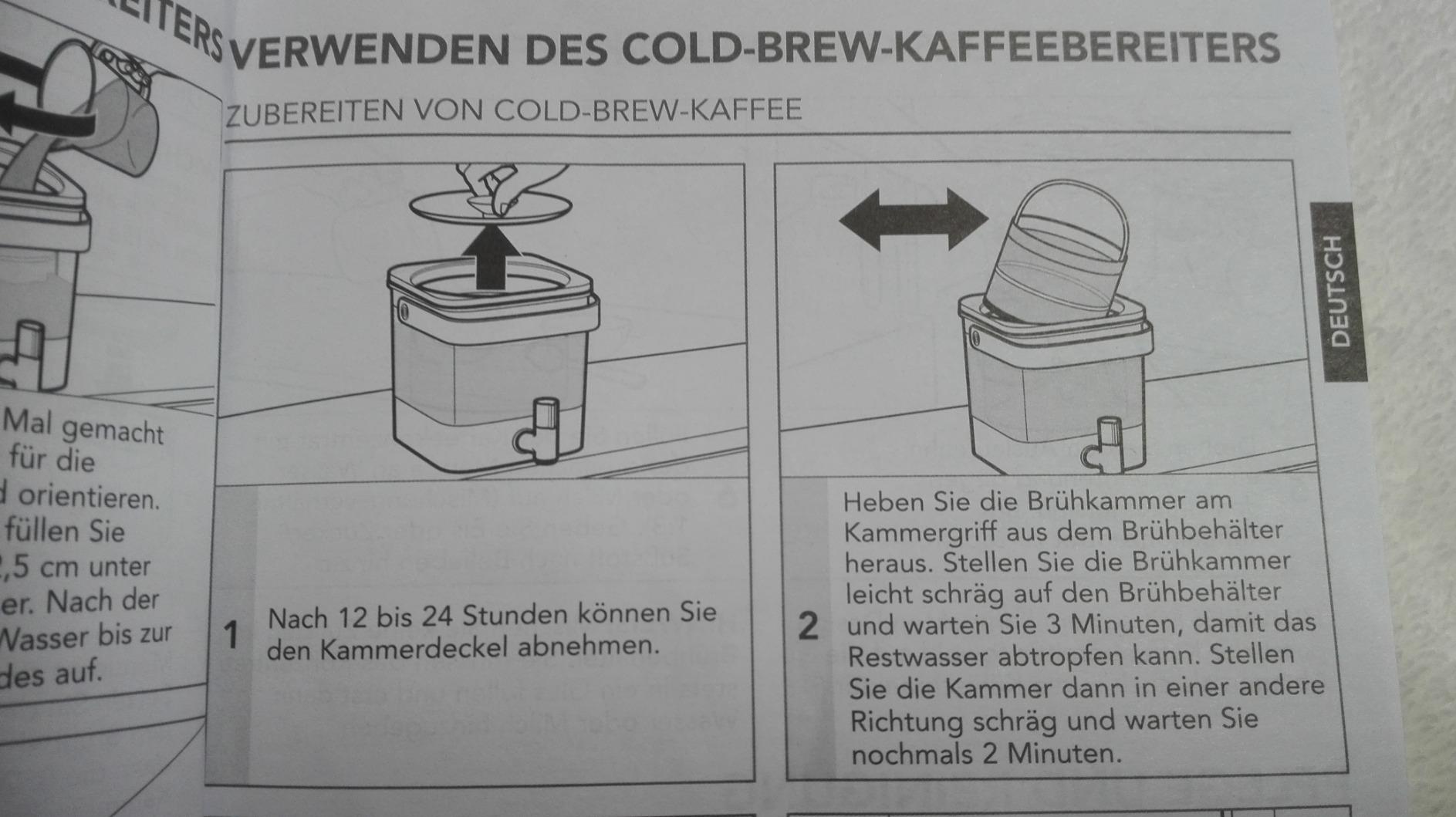 Très bonne cafetière cold brew