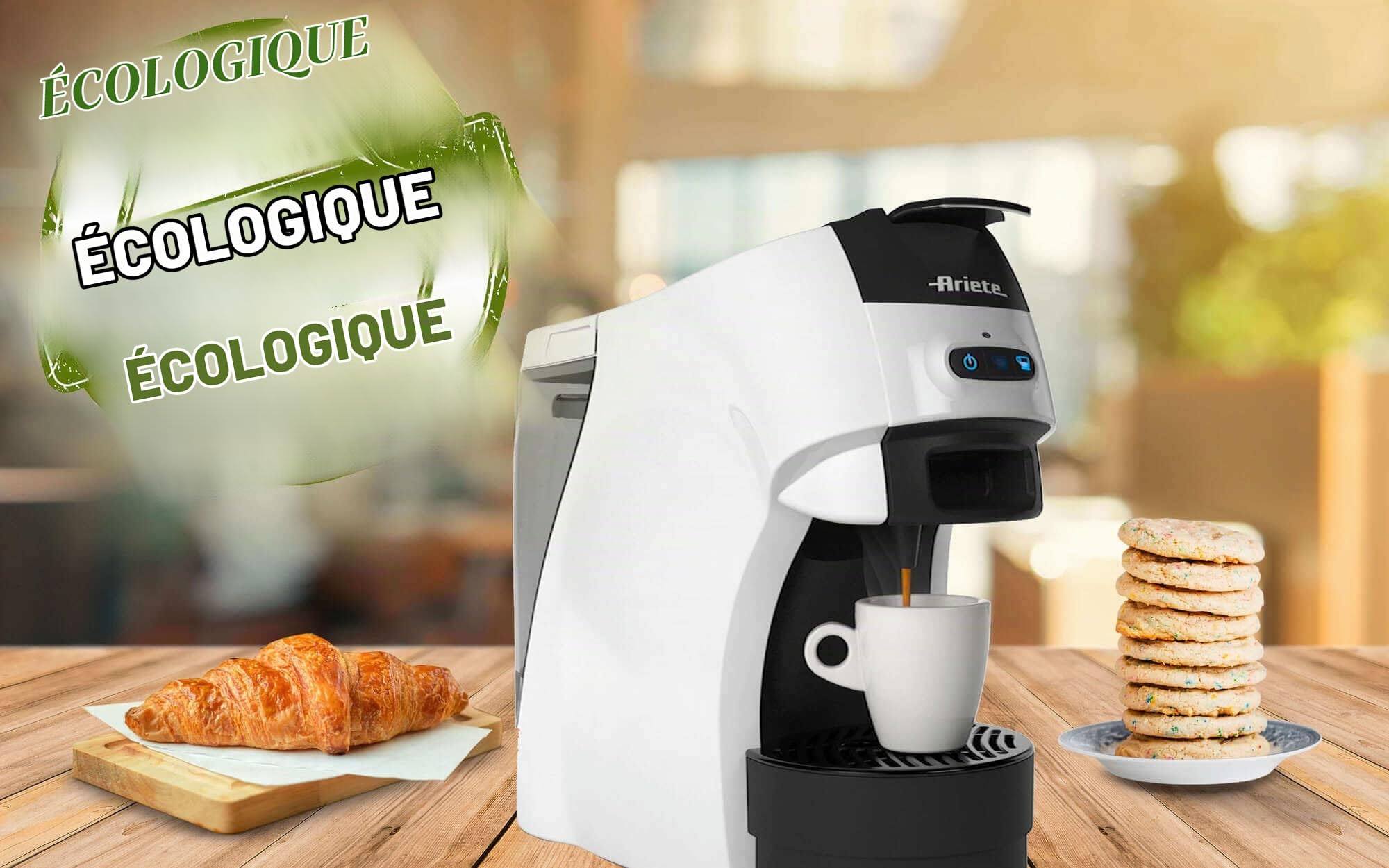 ariete-1301-machine-expresso-ese-15-bar-1100-w-blanc-caf-programmable-r-servoir- image 2