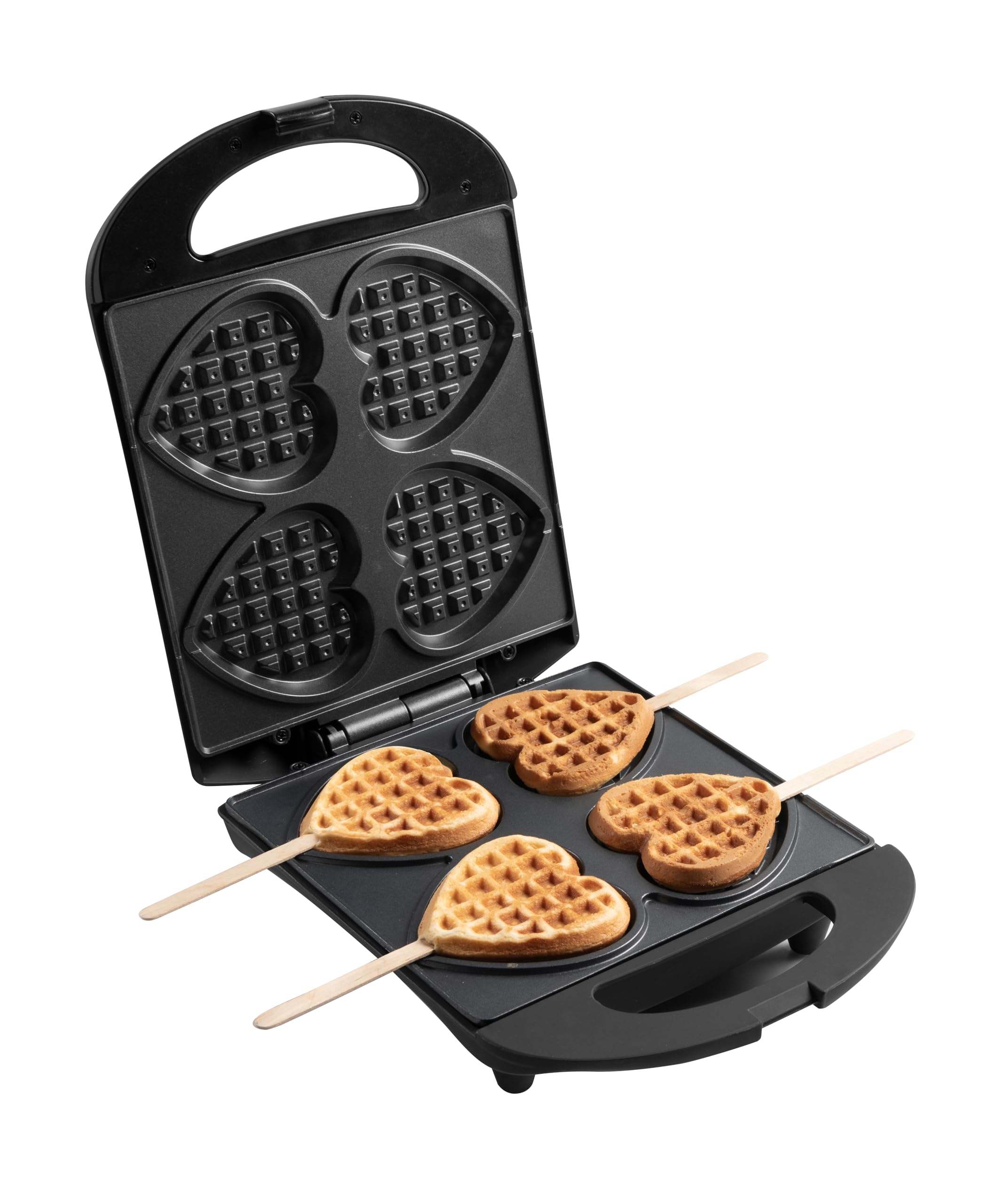 bestron-dsw271p-sweet-dreams-gaufrier-gaufres-c-ur-sur-b-tonnet-4-gaufrettes-r-t image 8