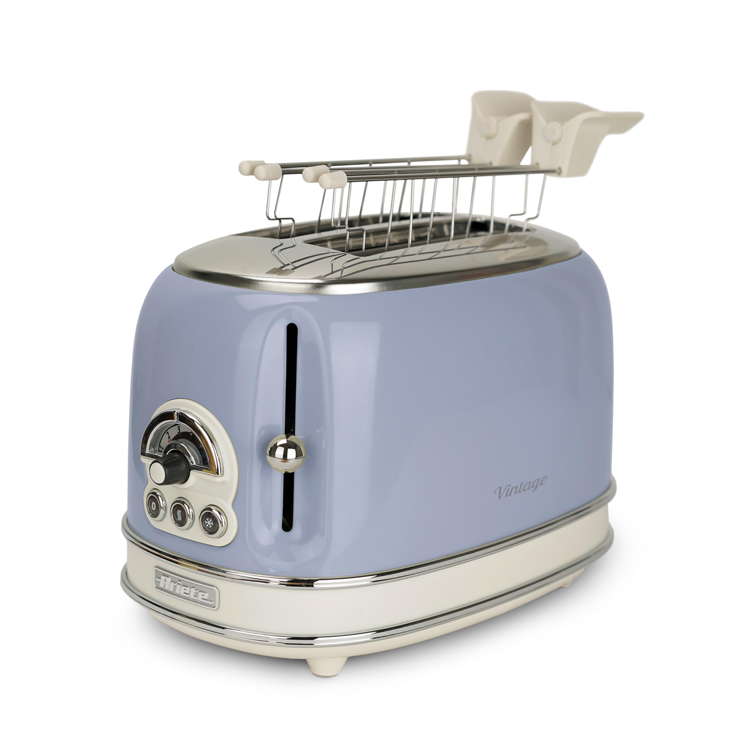 ariete-vintage-155-grille-pain-2-tranches-6-niveaux-de-grillage-jection-automati image 1