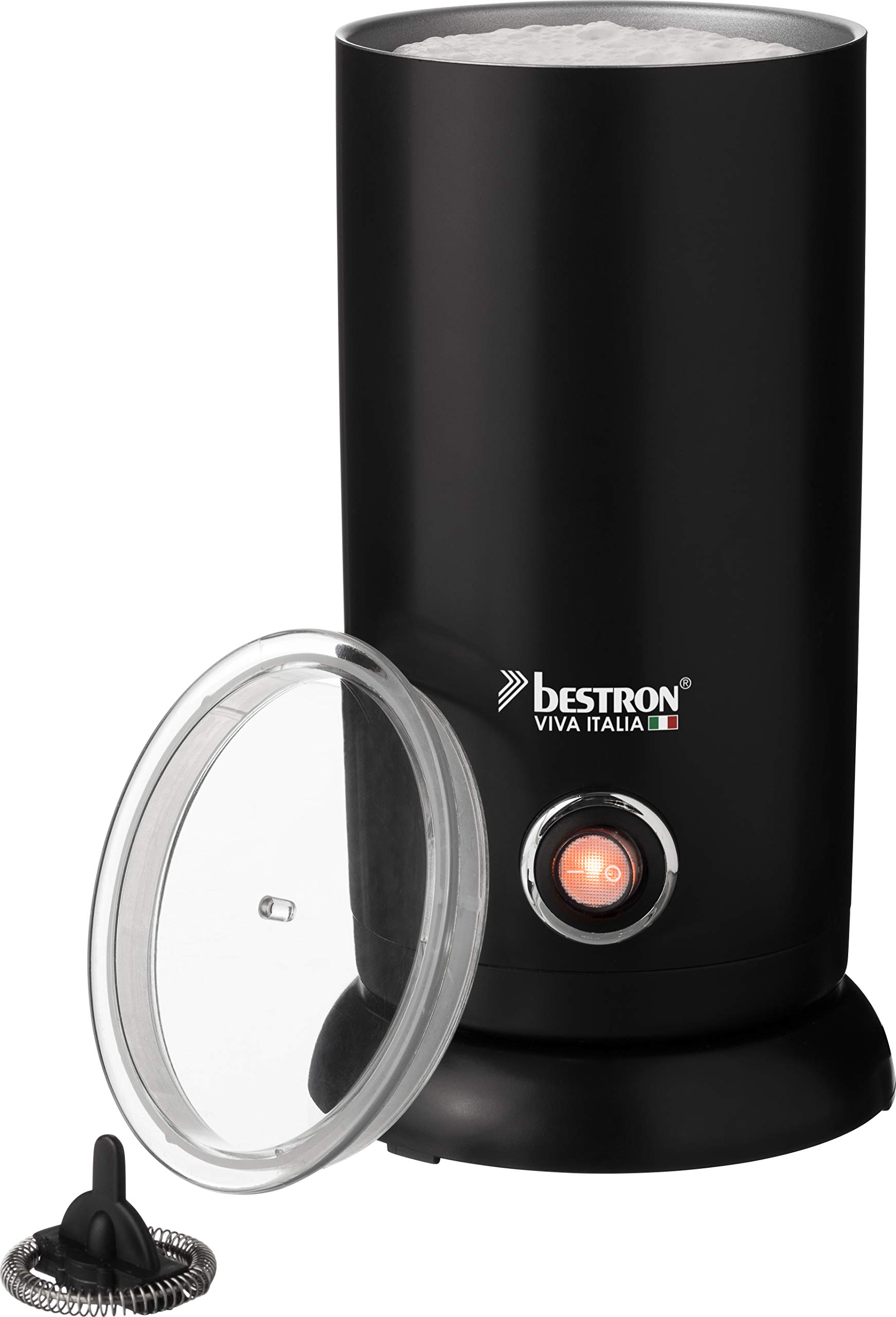 bestron-amf8050-viva-italia-mousseur-lait-lectrique-sans-fil-300-ml-550-w-noir image 3