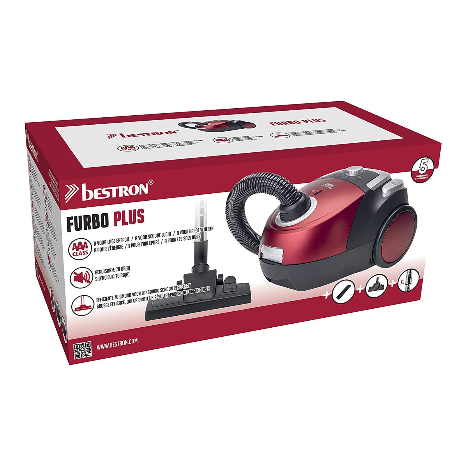 bestron-abg450rse-aspirateur-tra-neau-avec-sac-1-1-l-rayon-d-action-7-5-m-750-w- image 7