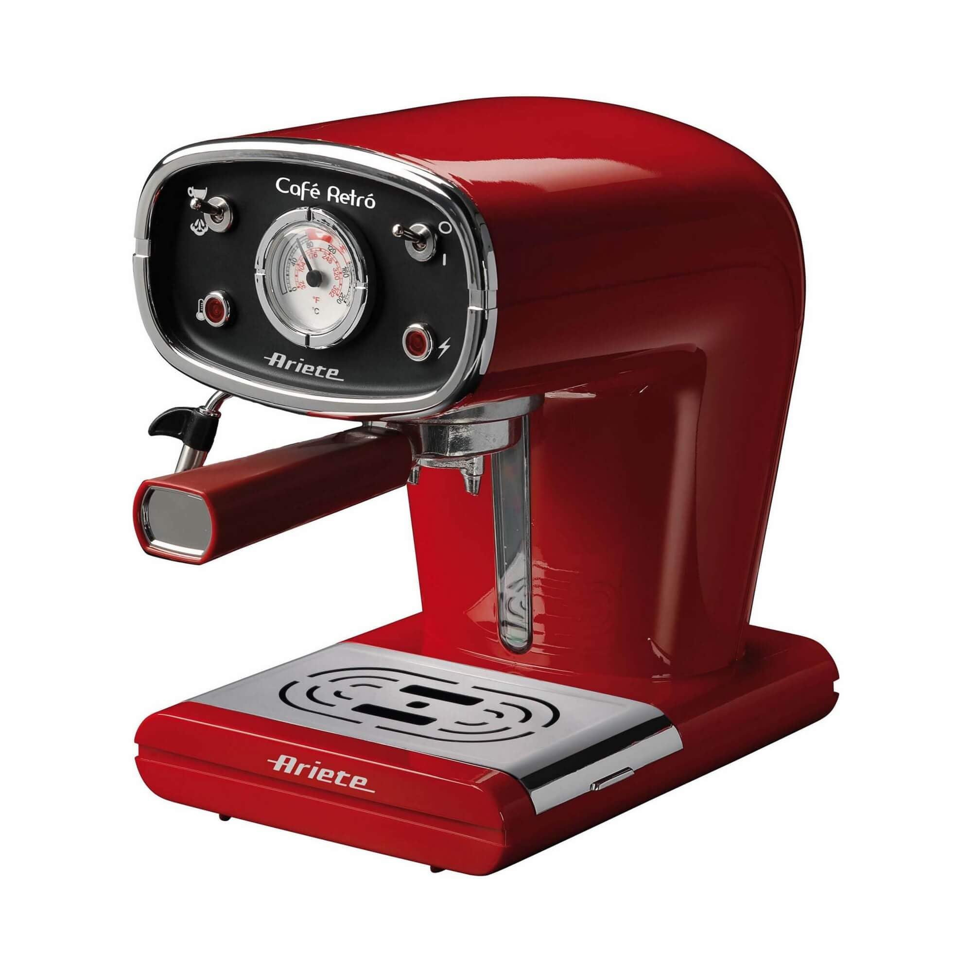 ariete-1388-machine-expresso-vintage-900-w-mousseur-lait-caf-moulu-et-dosettes-e image 5