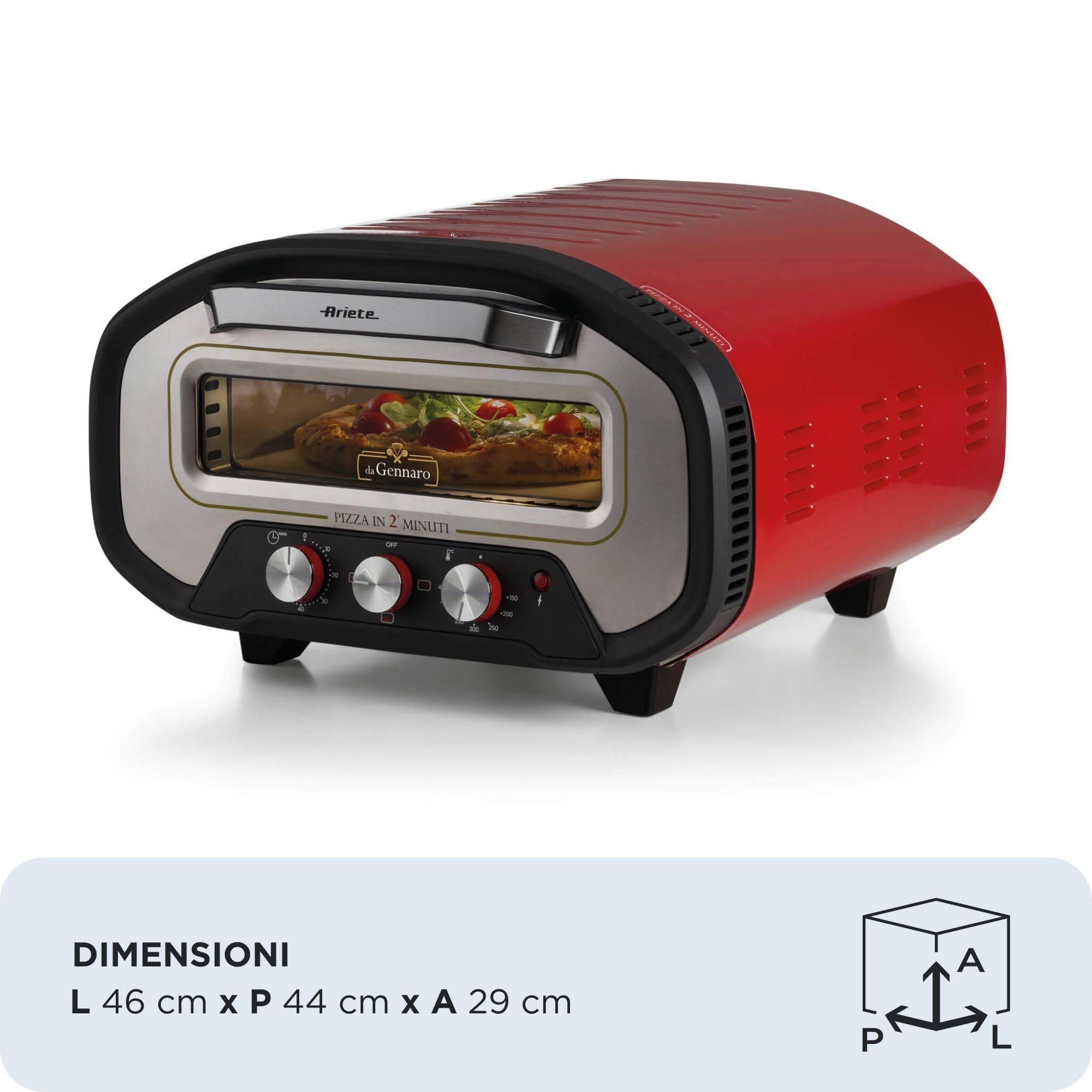 ariete-3901-da-gennaro-four-pizza-lectrique-2200-w-430-c-pierre-r-fractaire-cuis image 2