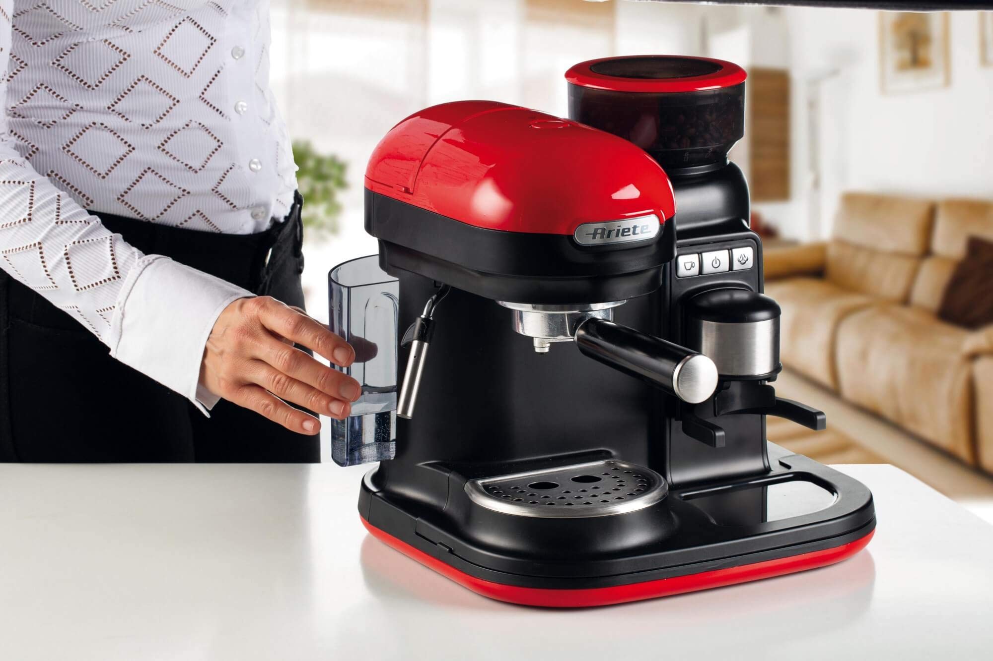 ariete-moderna-1318-machine-caf-espresso-avec-moulin-caf-int-gr-250-g-15-bar-mou image 4