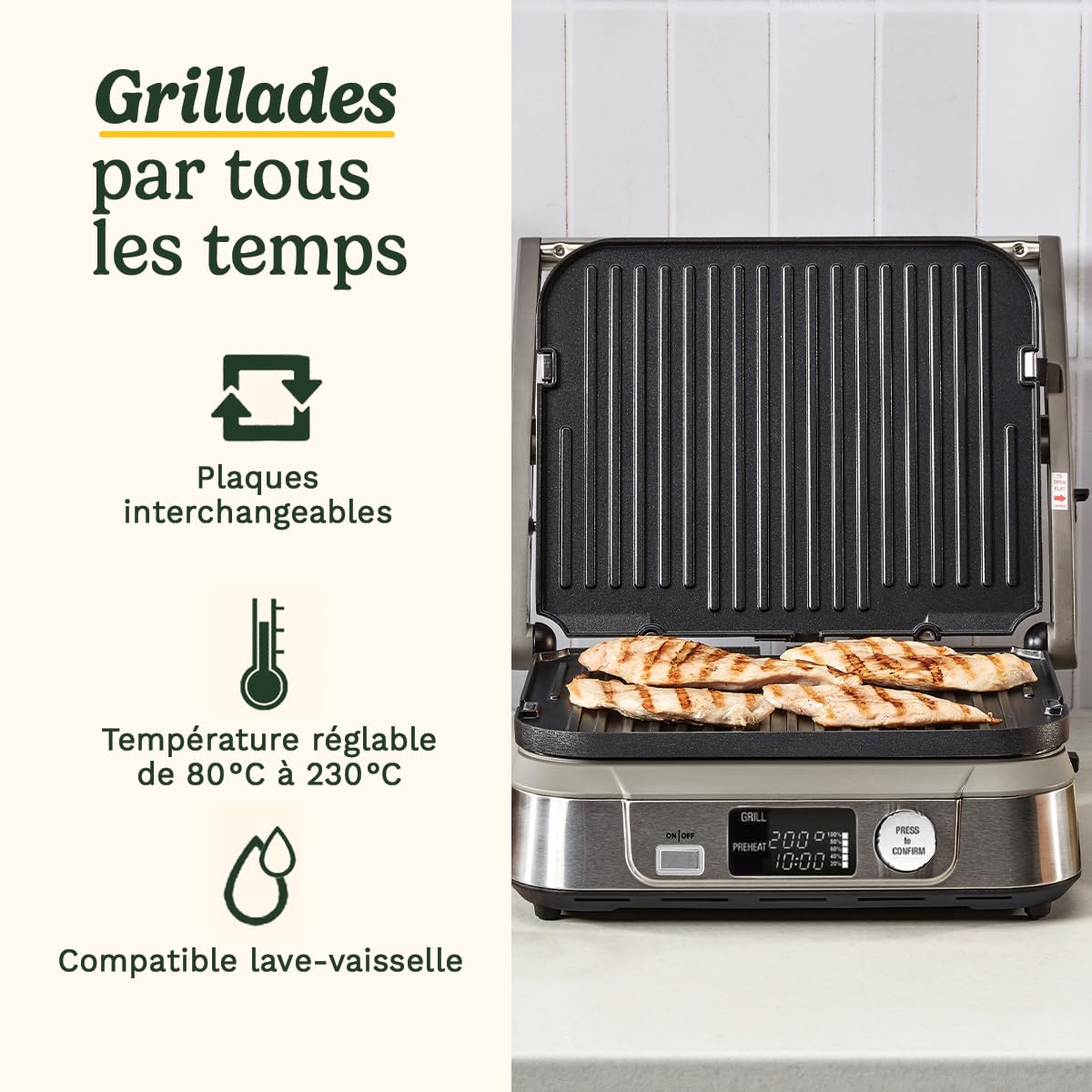 cuisinart-grill-6-en-1-avec-plaques-r-versibles-antiadh-sives-affichage-num-riqu image 2