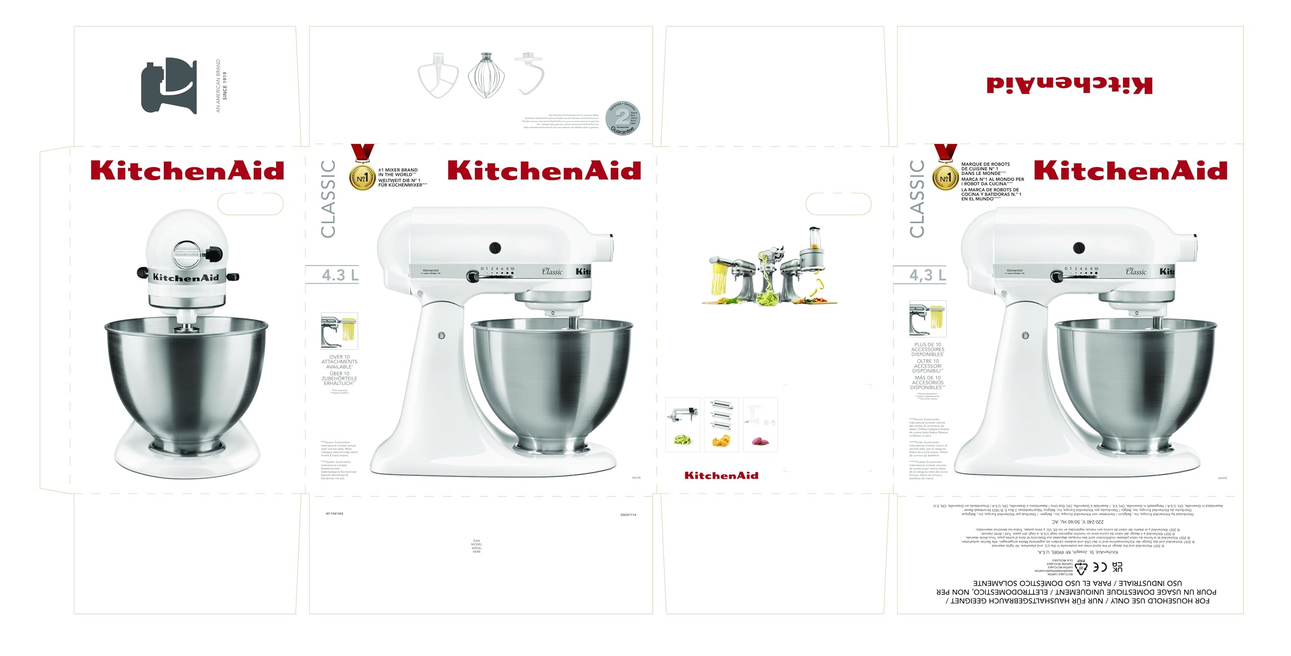 kitchenaid-classic-5k45sse-robot-p-tissier-multifonction-t-te-inclinable-4-3l-27 image 6