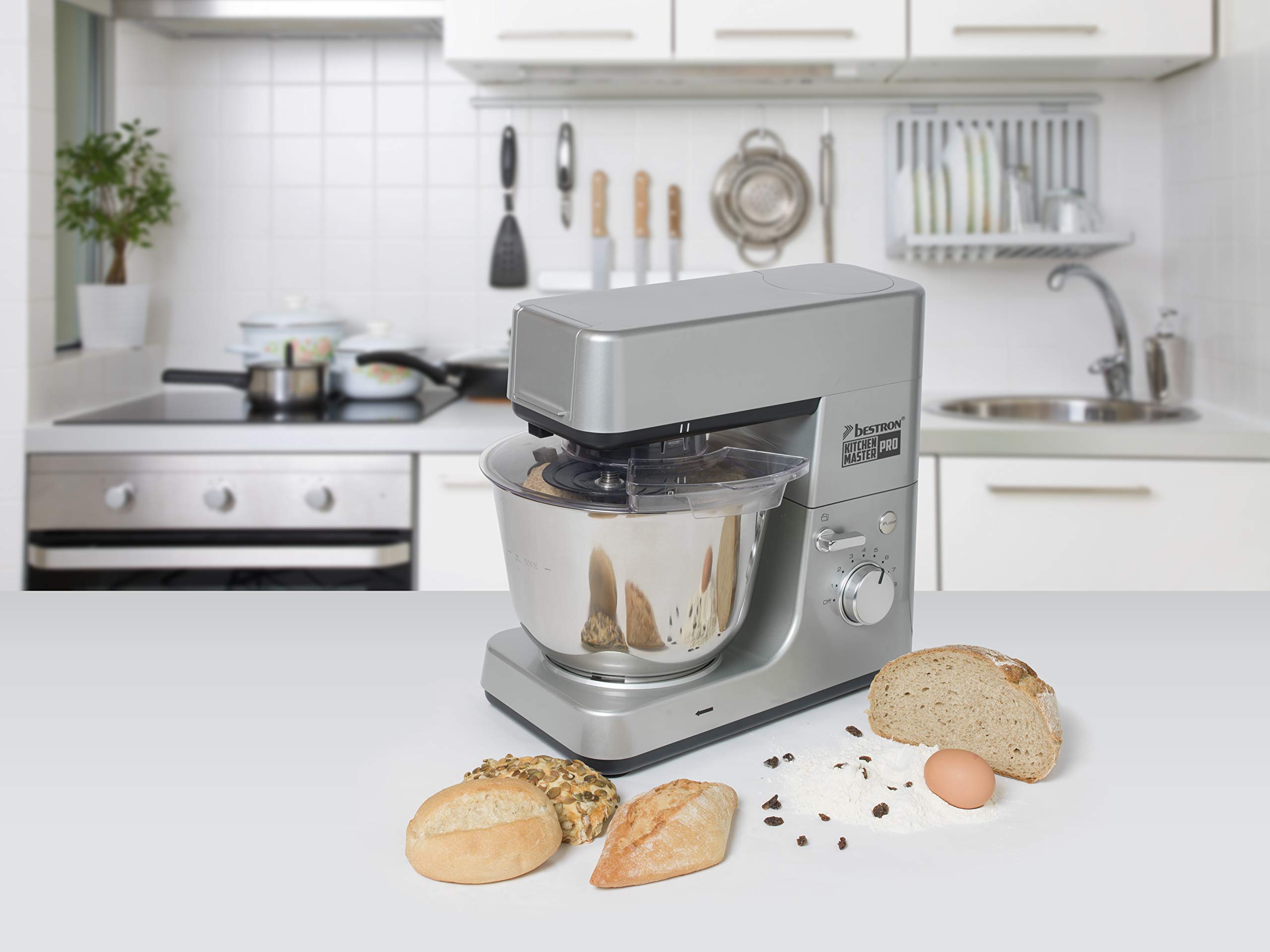 bestron-akm1600s-robot-de-cuisine-4-en-1-1200-w-avec-blender-hachoir-viande-et-k image 8