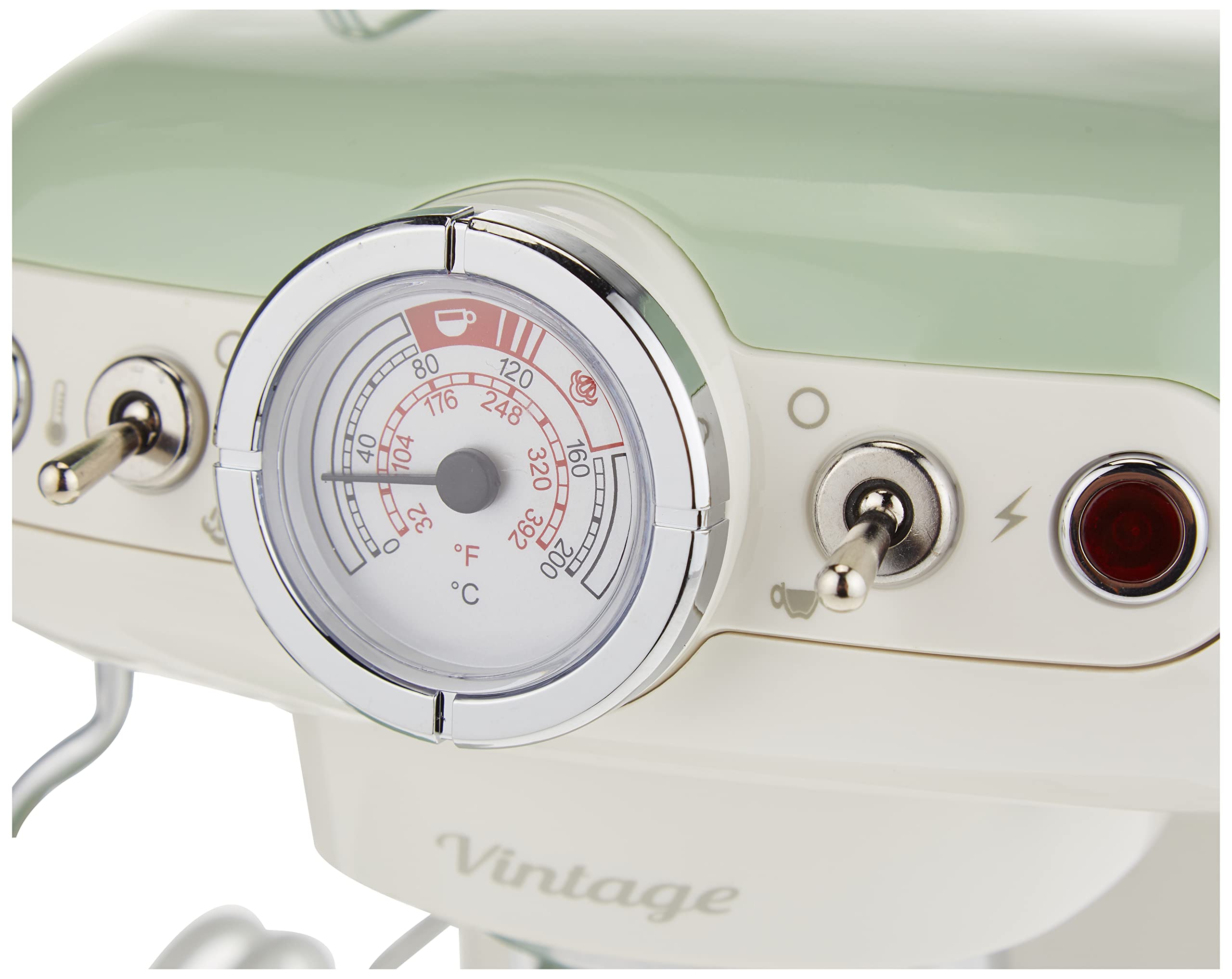 ariete-1389-expresso-vintage-machine-espresso-900-w-15-bars-mousseur-lait-cappuc image 4