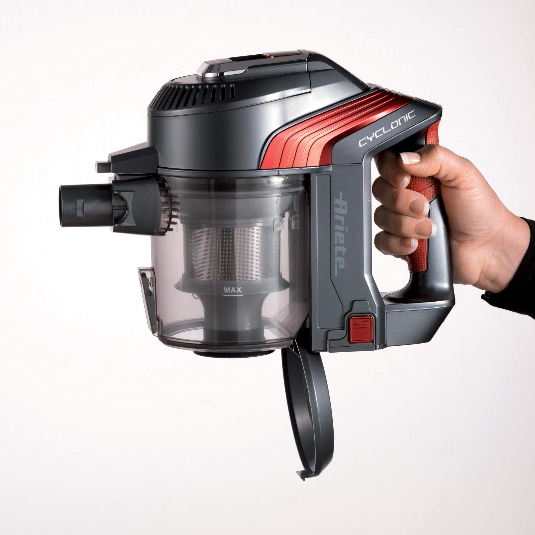 ariete-2763-balai-lectrique-2-en-1-sans-fil-22-v-cyclonique-sans-sac-aspirateur- image 4