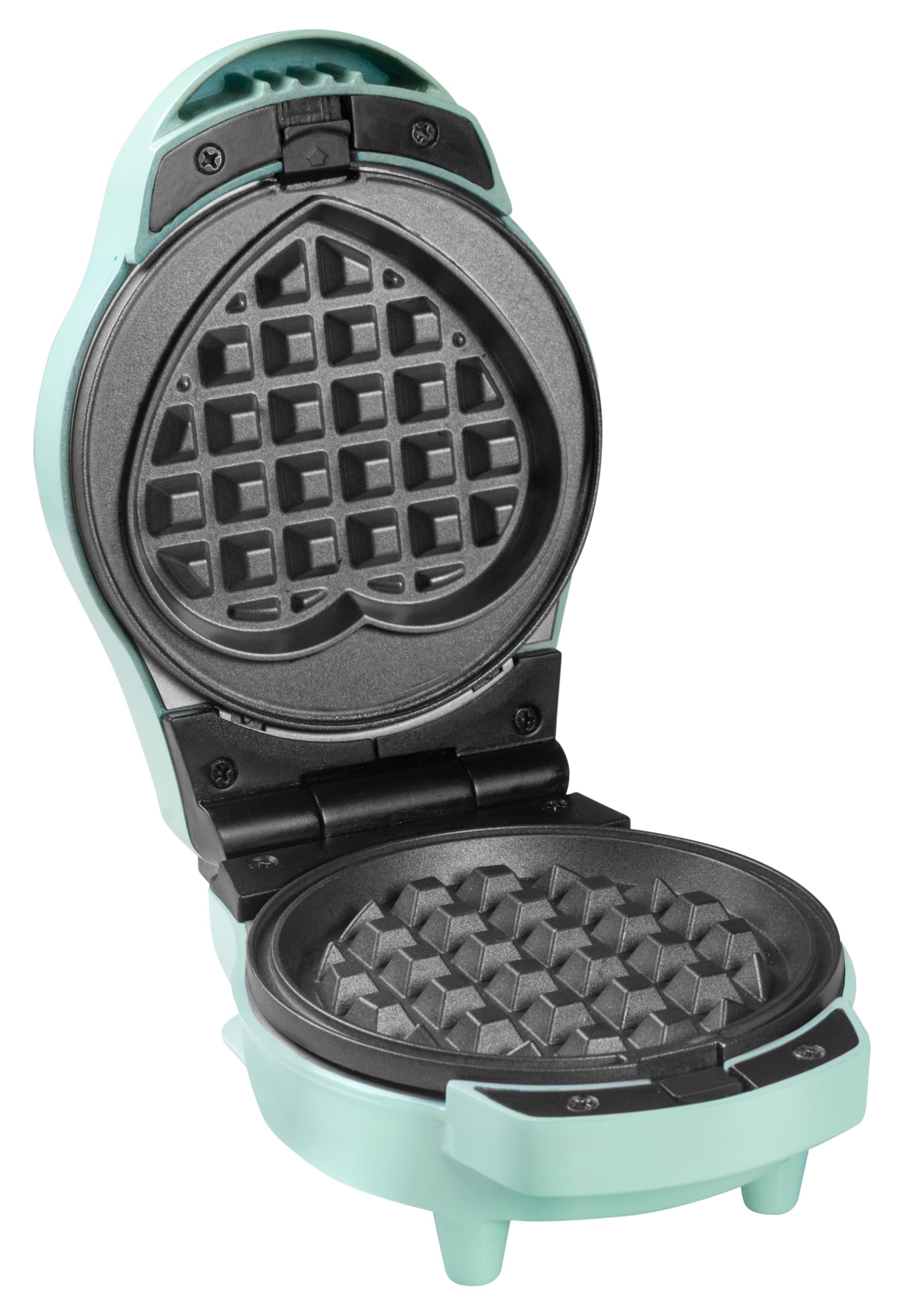 bestron-mini-gaufrier-lectrique-12-5-cm-avec-plaques-ronde-c-ur-amovibles-mini-g image 6