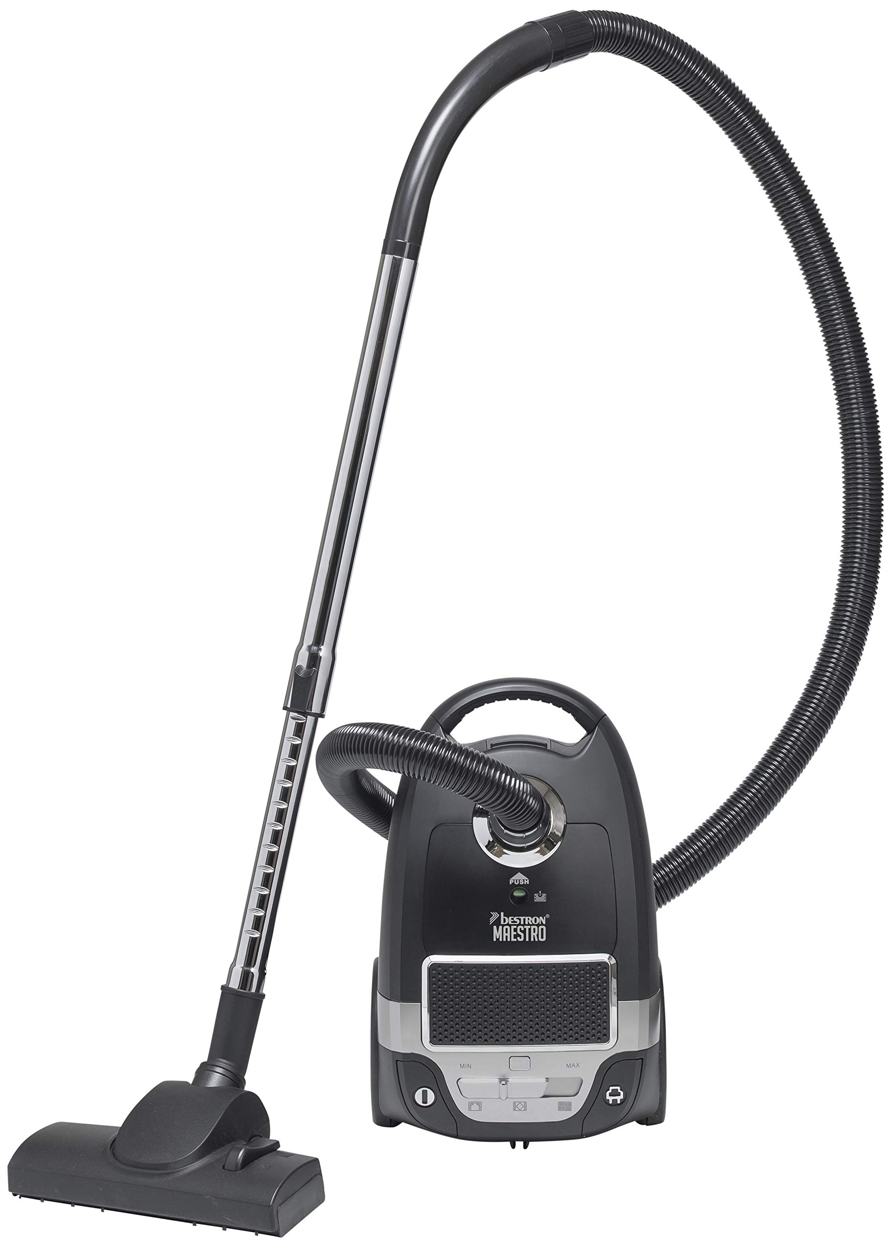bestron-abg850bce-aspirateur-tra-neau-avec-sac-1-7-l-filtre-hepa-h13-76-db-a-ray image 2