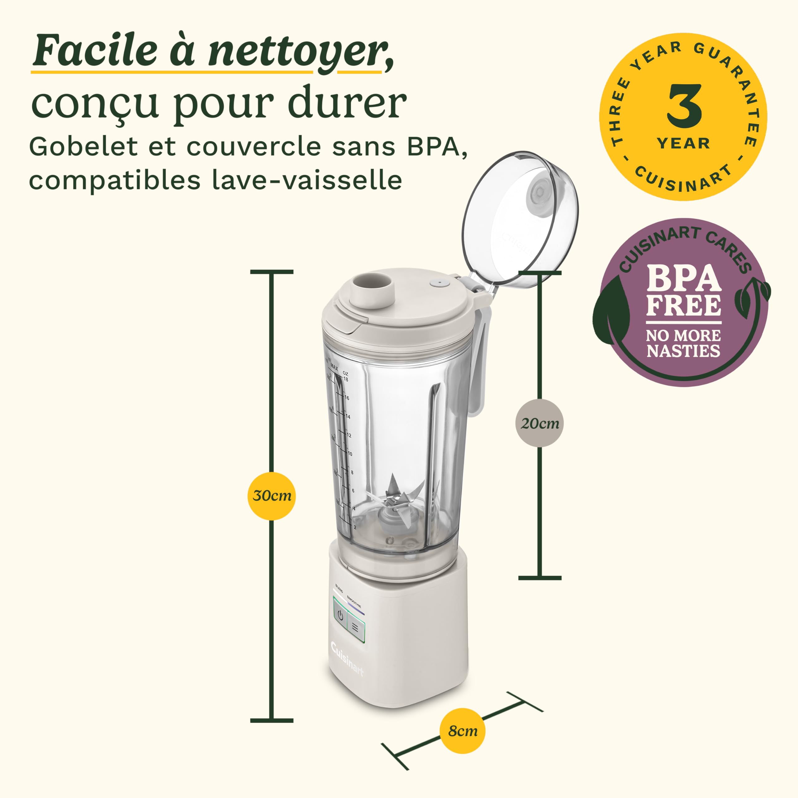cuisinart-blast-go-blender-portable-sans-fil-usb-c-gobelet-500-ml-sans-bpa-20-00 image 8