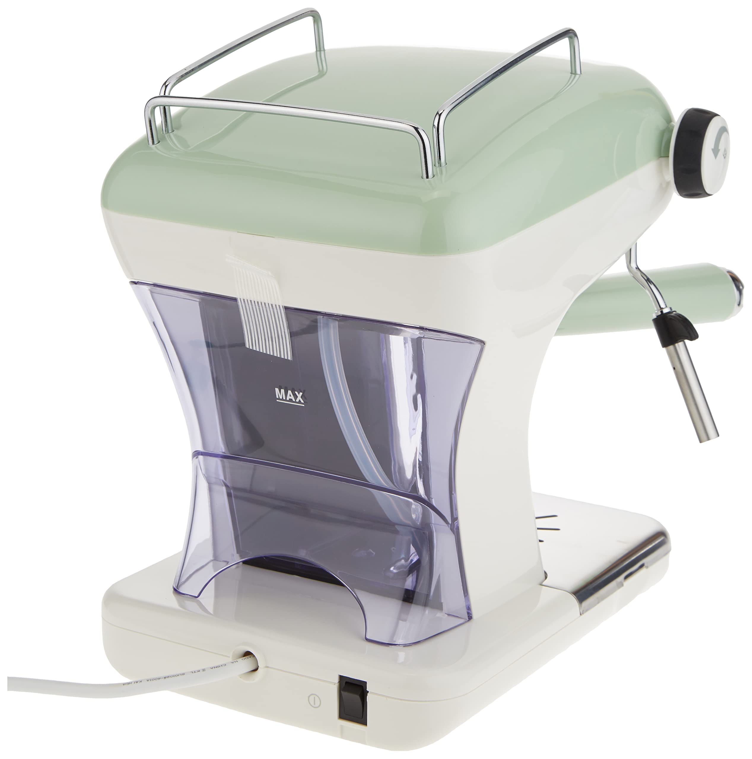 ariete-1389-expresso-vintage-machine-espresso-900-w-15-bars-mousseur-lait-cappuc image 3