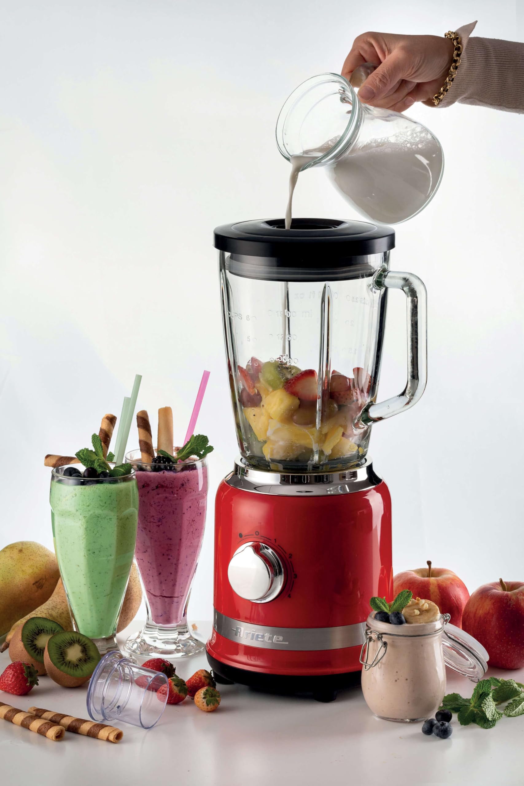 ariete-585-moderna-blender-1000-w-bol-en-verre-gradu-1-5-l-4-lames-inox-4-vitess image 4