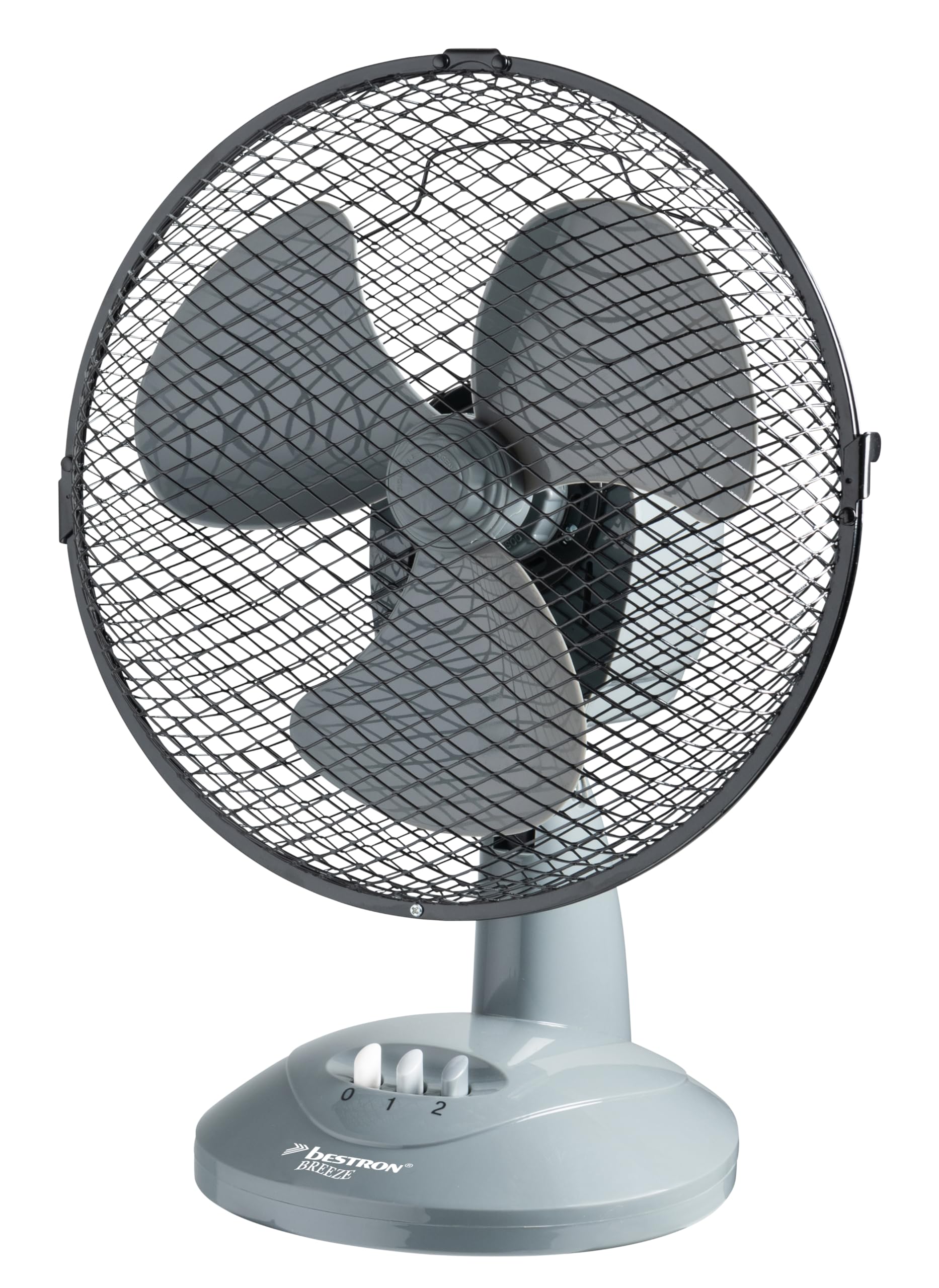 bestron-ddf27w-ventilateur-de-table-27-cm-oscillation-75-2-vitesses-30-w-blanc image 7