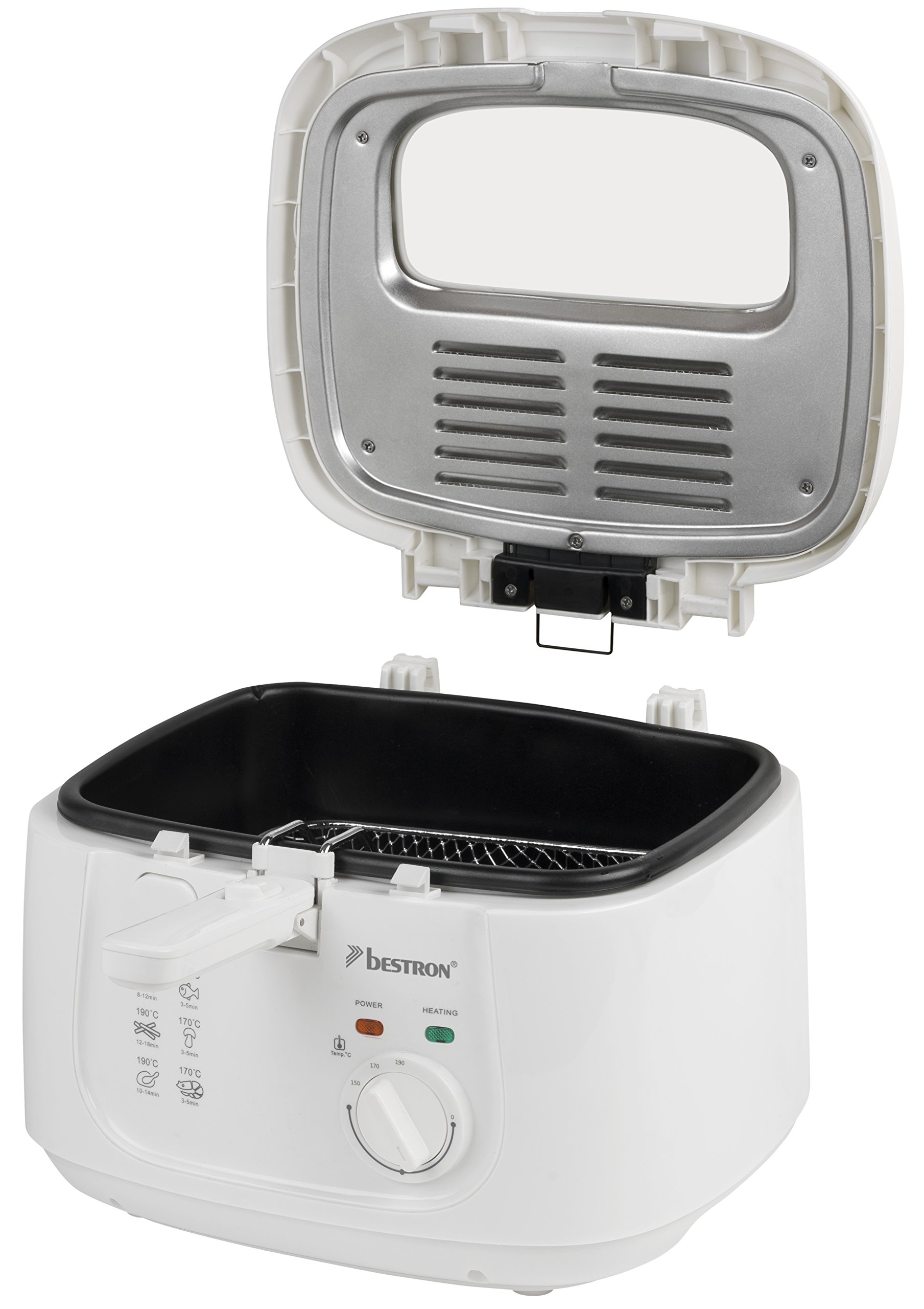 bestron-friteuse-2-5-l-pour-700-g-de-frites-1800-w-thermostat-190-c-blanc image 4