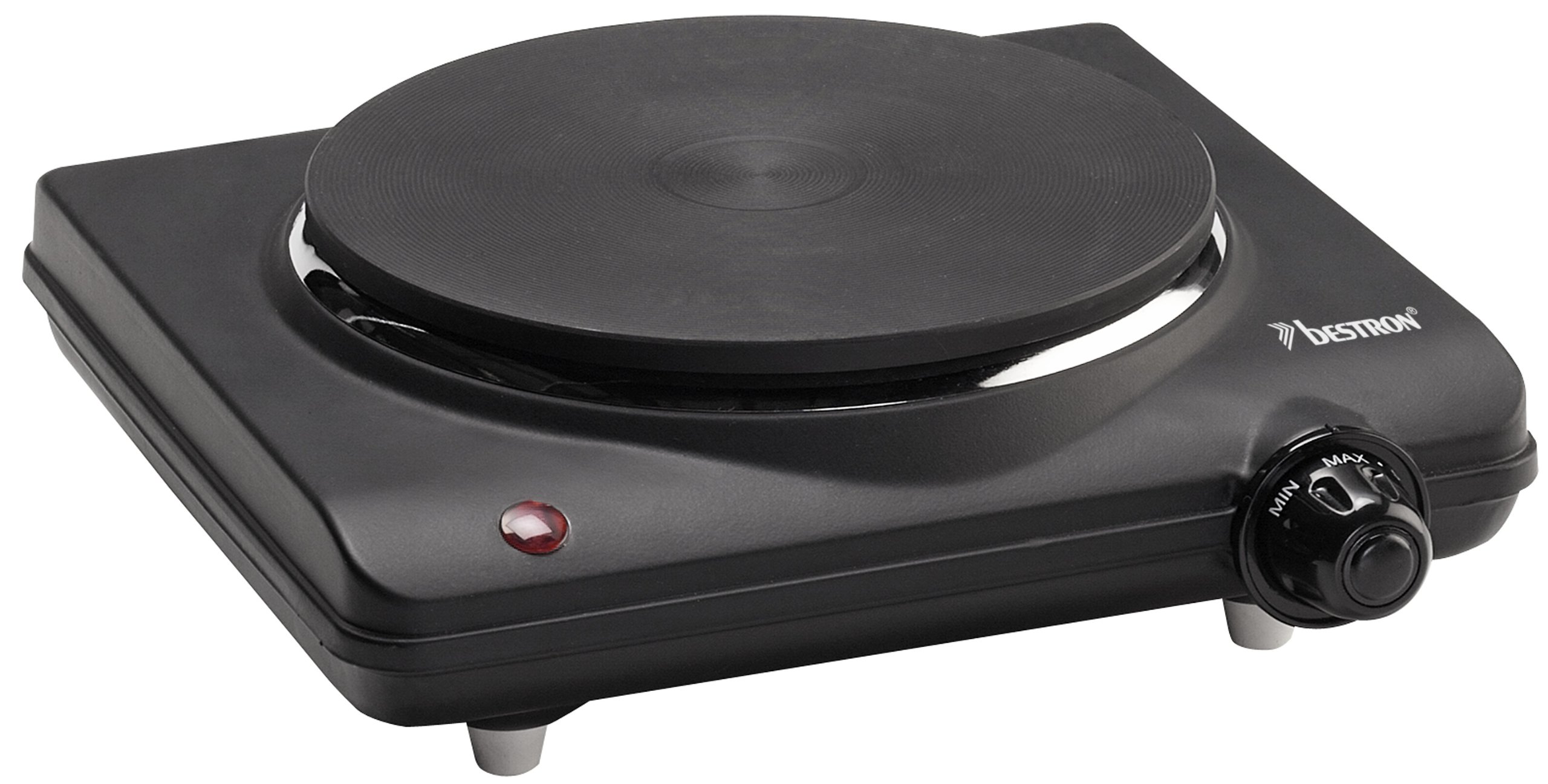 bestron-ahp112-plaque-de-cuisson-compacte-en-fonte-1500-w-16-5-cm-thermostat-aju image 1