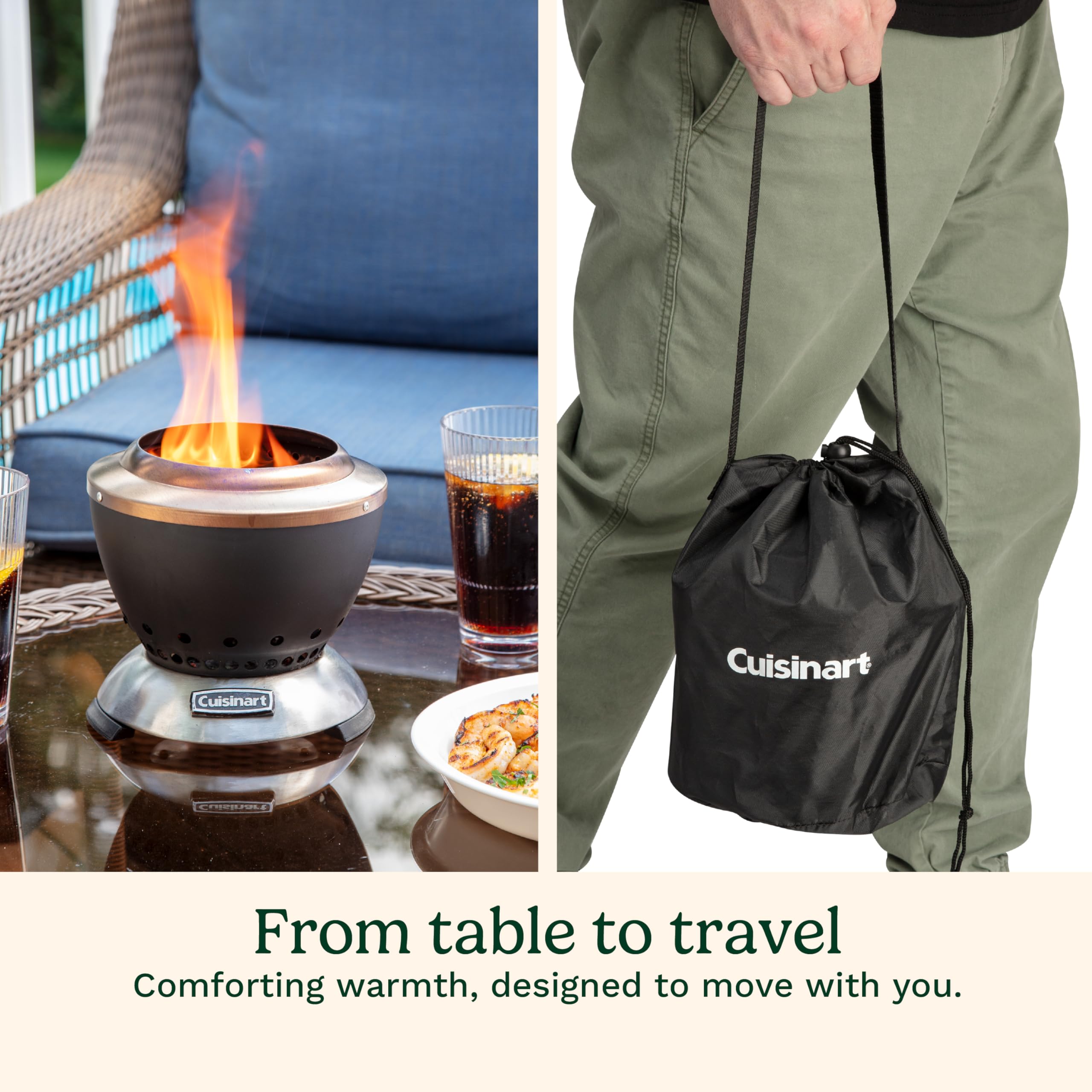 cuisinart-cleanburn-brasero-de-table-sans-fum-e-19-cm-ultra-portable-avec-sac-pe image 3