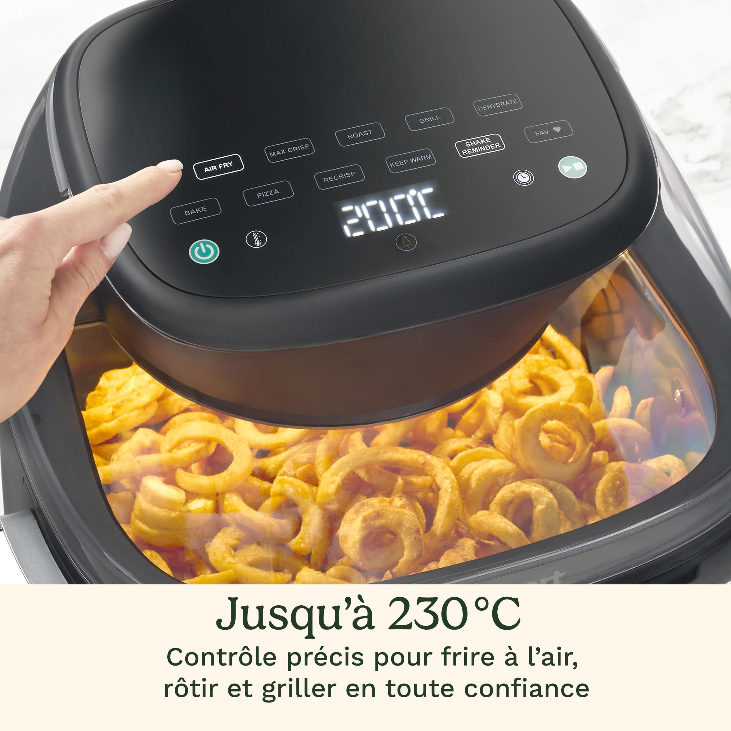 cuisinart-clearview-friteuse-air-8-5-l-fen-tre-280-sans-pfas-230-c-9-fonctions-a image 5