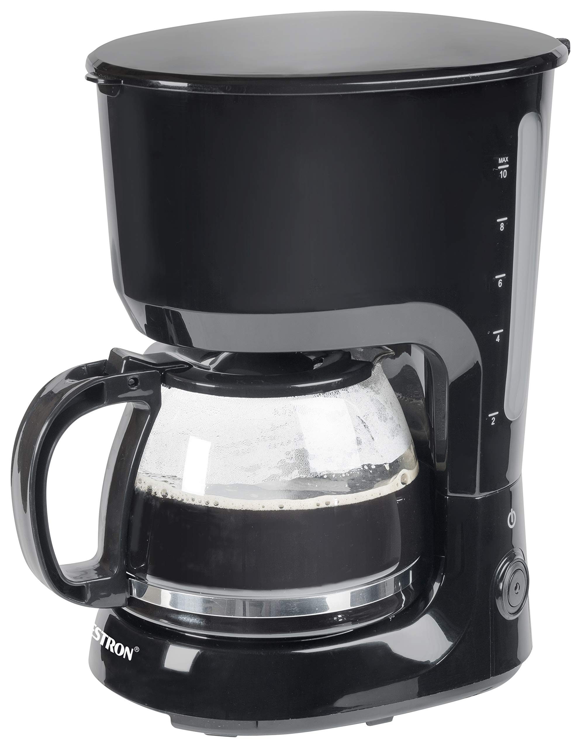 bestron-acm750t-cafeti-re-filtre-10-tasses-avec-plaque-chauffante-750-w-noir image 1