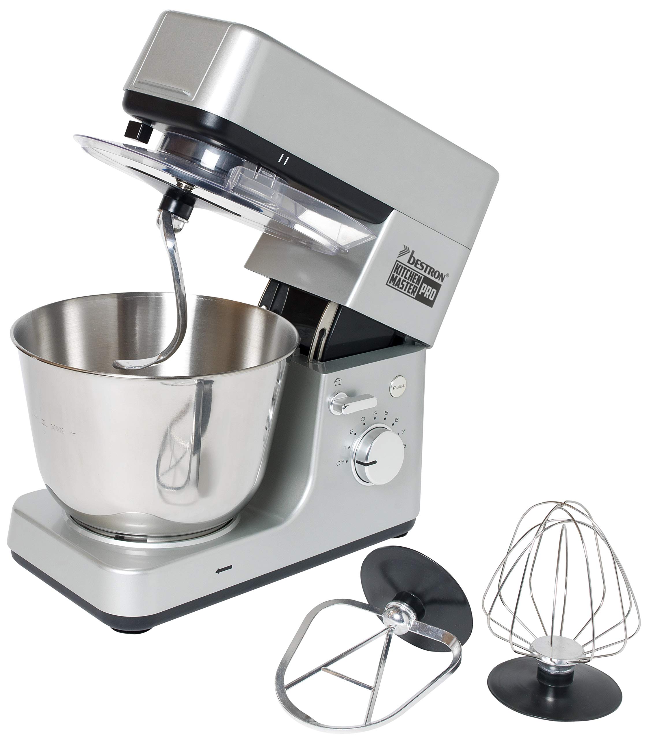 bestron-akm1600s-robot-de-cuisine-4-en-1-1200-w-avec-blender-hachoir-viande-et-k image 3