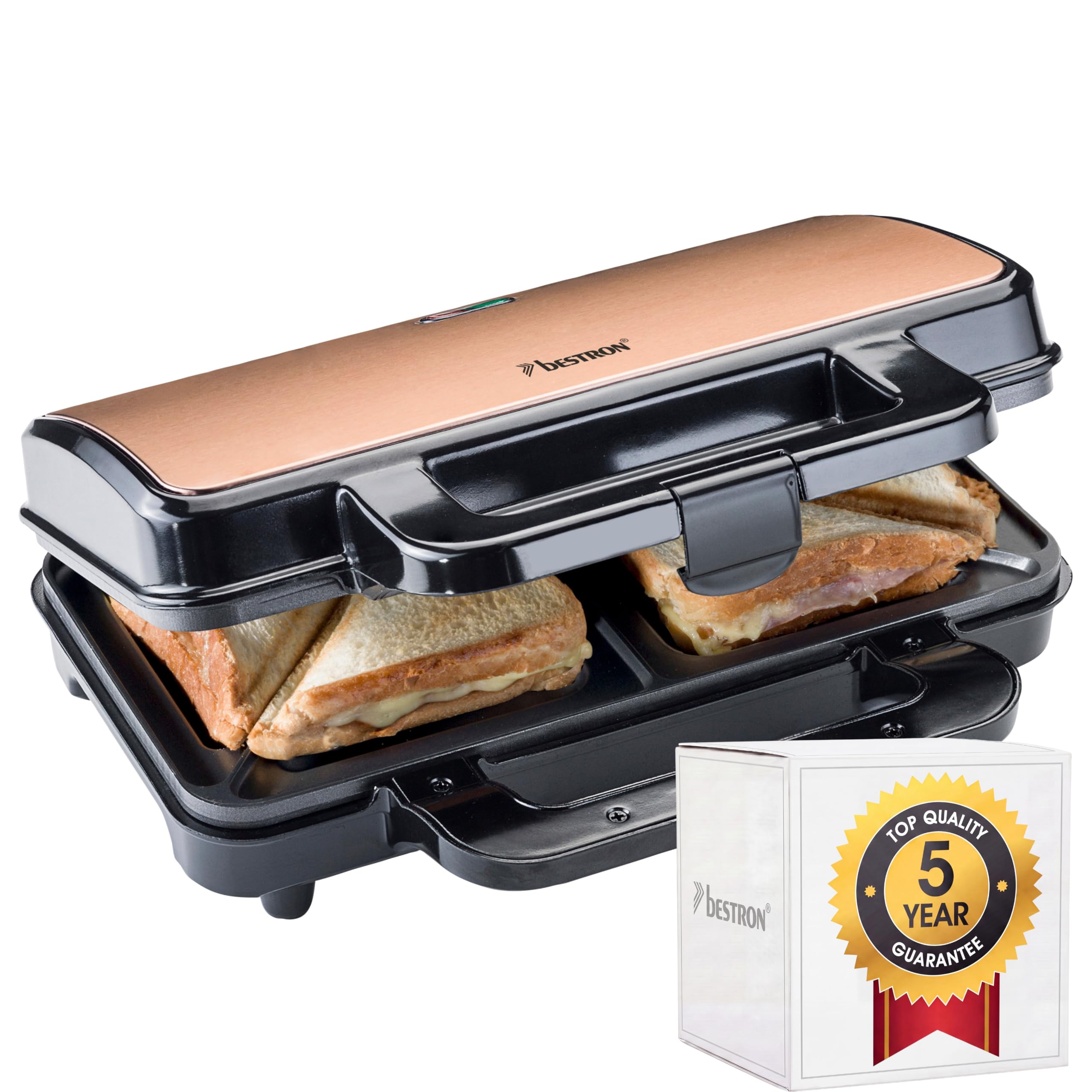 bestron-appareil-croque-monsieur-et-sandwichs-grill-s-pour-2-sandwichs-temp-ratu image 6