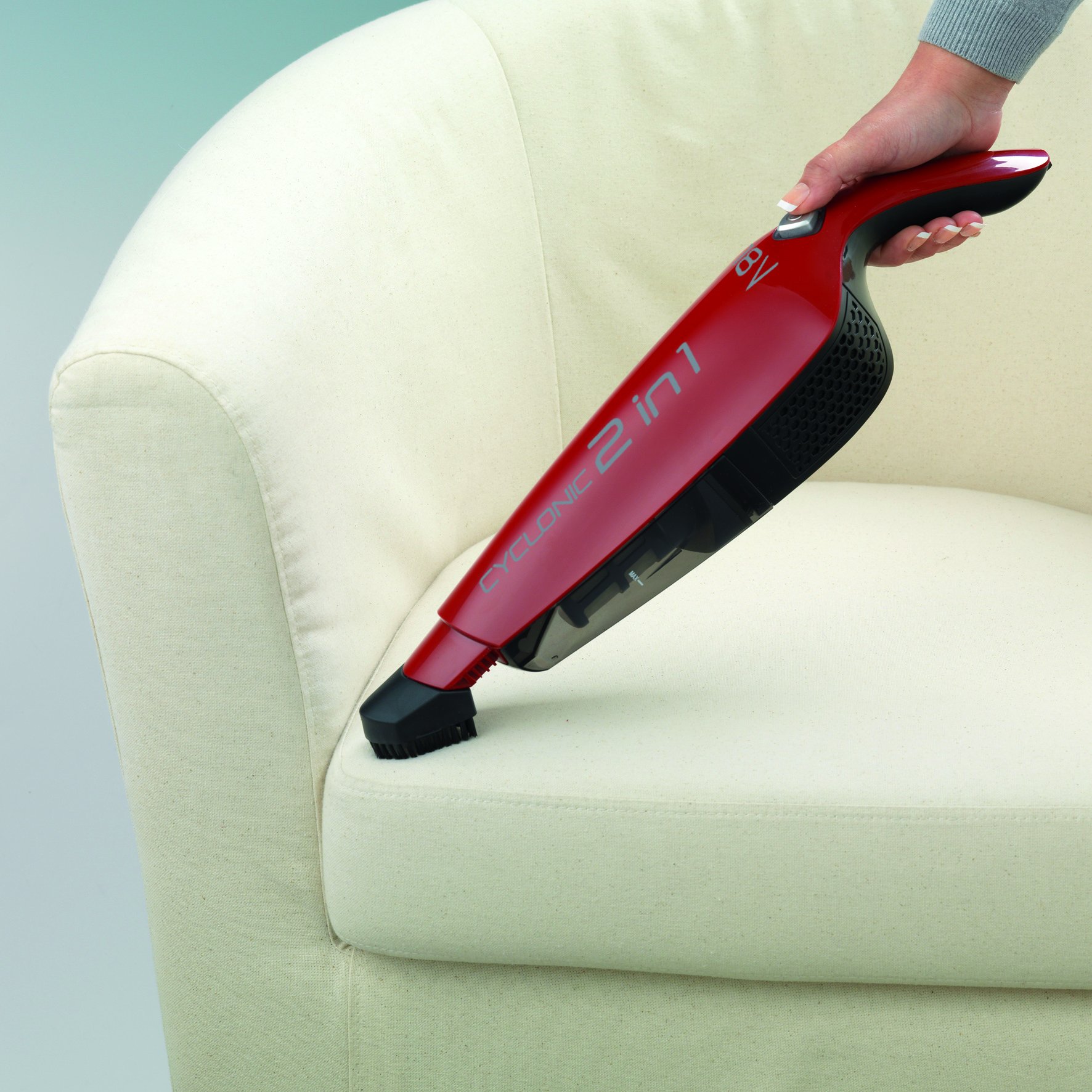 ariete-2765-aspirateur-balai-2-en-1-sans-fil-18-v-filtre-hepa-lavable-rouge image 6