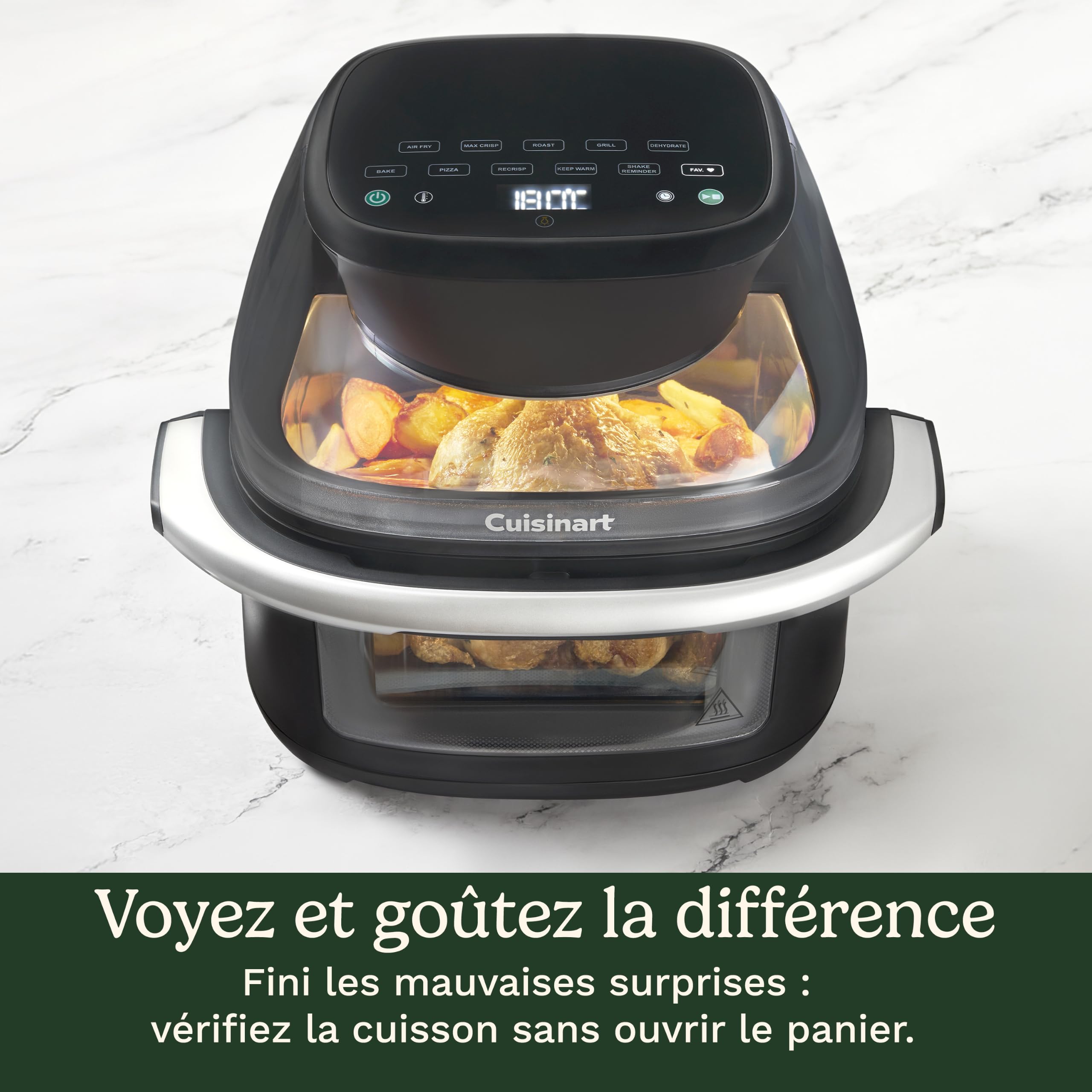 cuisinart-clearview-friteuse-air-8-5-l-fen-tre-280-sans-pfas-230-c-9-fonctions-a image 2
