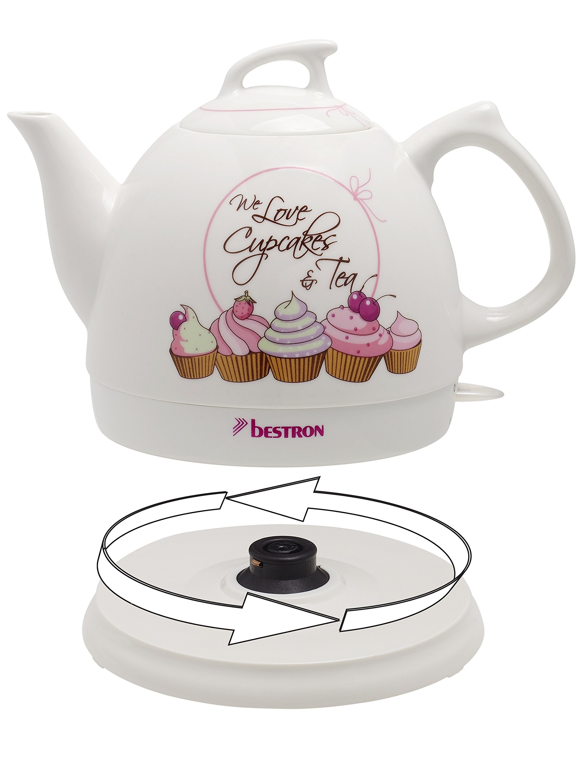 bestron-dtp800sd-sweet-dreams-bouilloire-lectrique-r-tro-en-c-ramique-0-8-l-1800 image 2