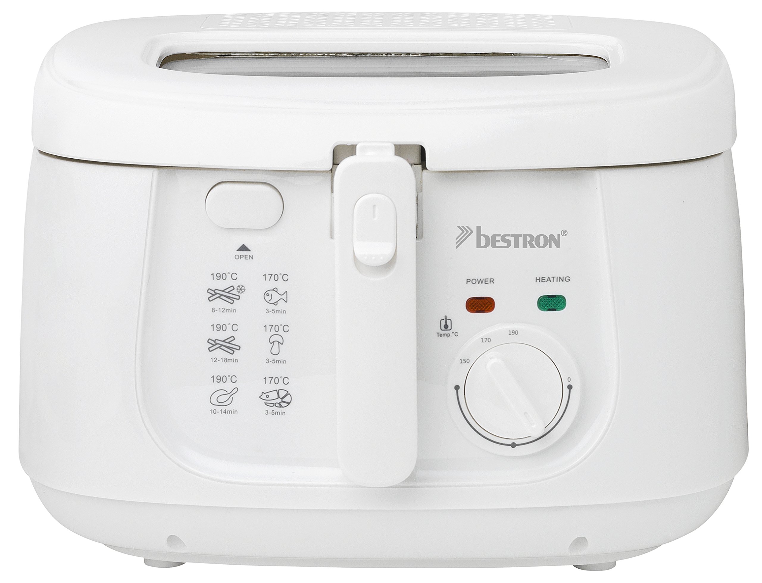 bestron-friteuse-2-5-l-pour-700-g-de-frites-1800-w-thermostat-190-c-blanc image 5