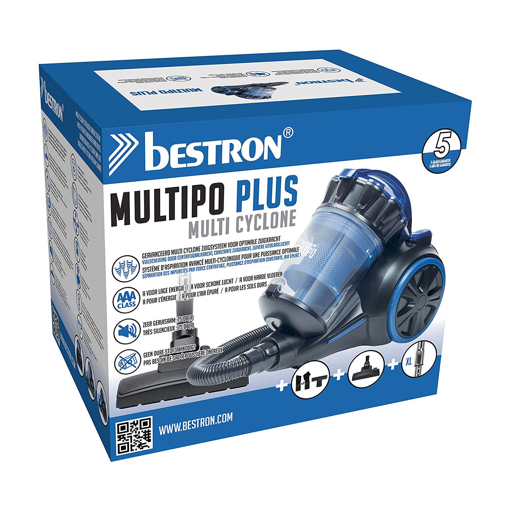 bestron-amc1000b-aspirateur-multi-cyclone-sans-sac-multipo-plus-700-w-2-l-filtre image 7