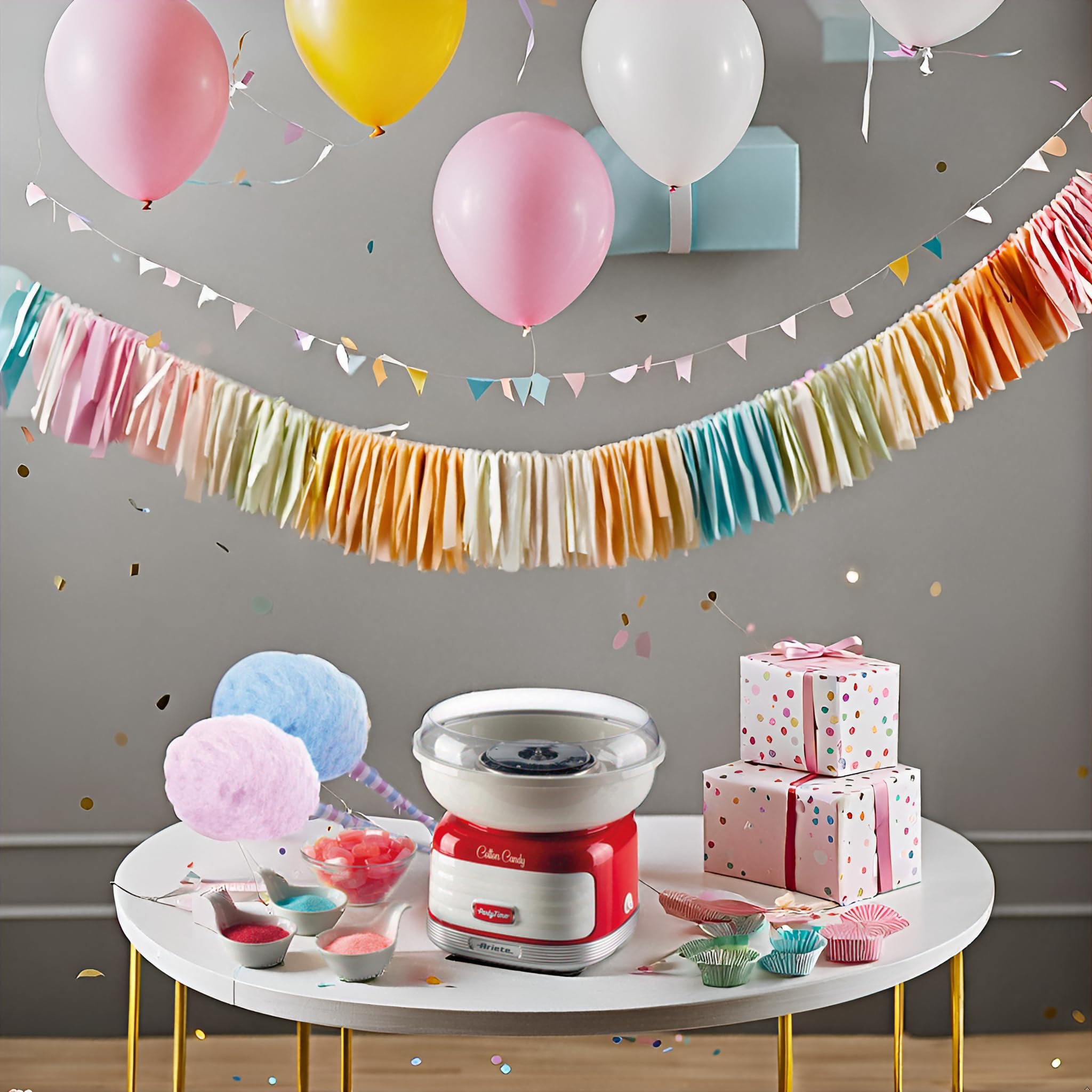 ariete-2971-cotton-candy-machine-barbe-papa-r-tro-450-w-sucre-en-poudre-et-bonbo image 7